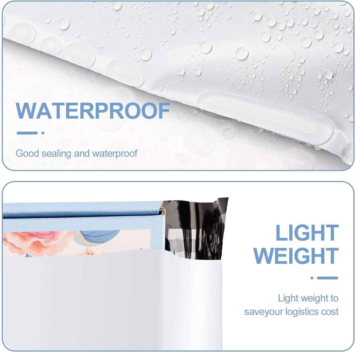 24x24 Inch White Poly Mailer Envelope Shipping Bags - Waterproof Mailing Pouches for Ecommerce, Clothing & Apparel Packaging (100 Pack) - Perfect for Online Stores, Subscription Boxes & Small Business Shipping
