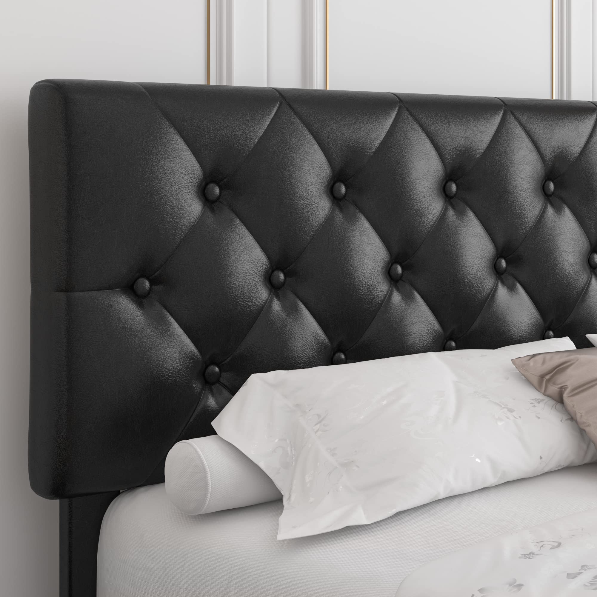 Queen Size Bed Frame with Underbed Storage Drawers - Space Saving Platform Bed for Small Rooms, Dorm, Apartment | Easy Assembly & Sturdy Metal Frame