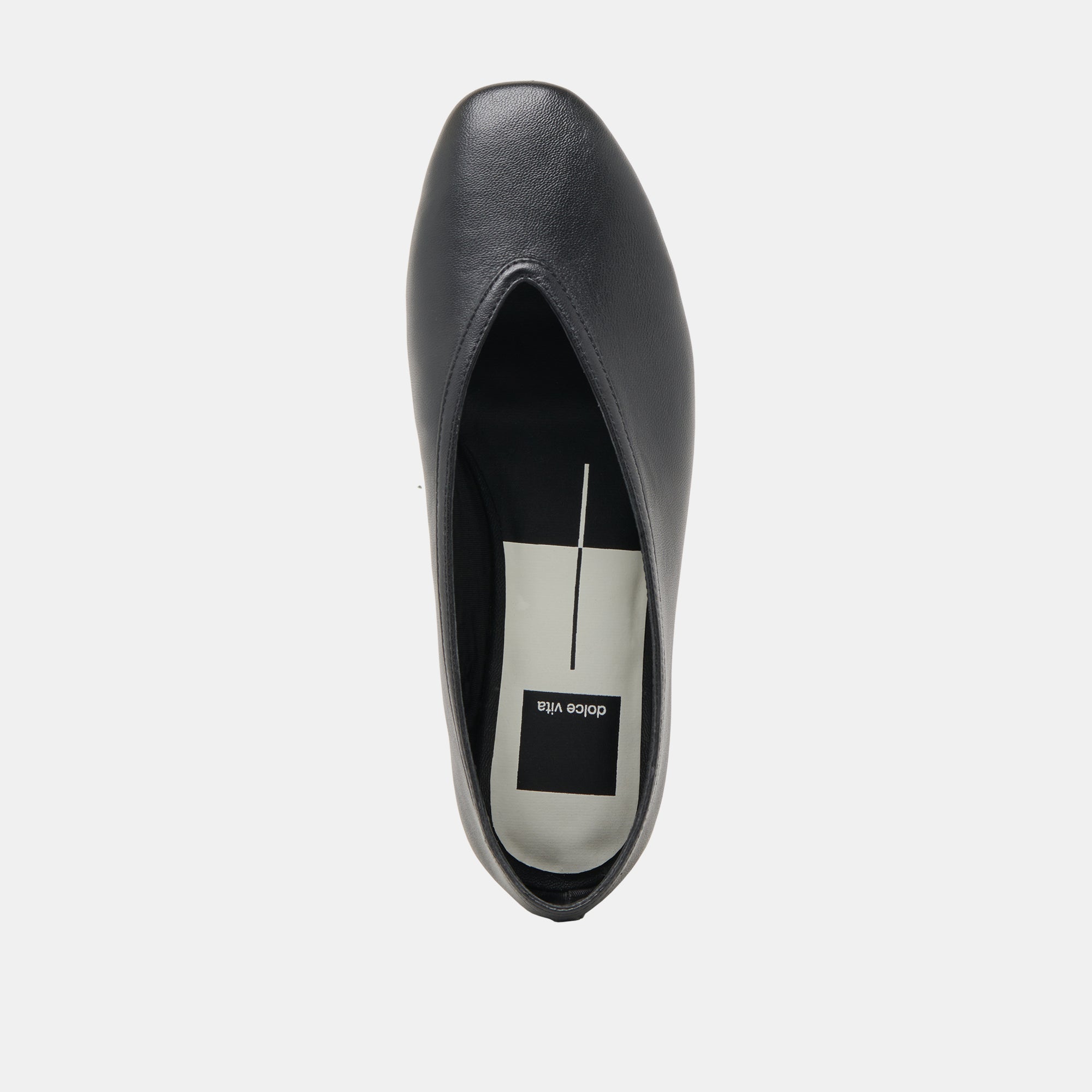 BRAIDY Women's Black Leather Ballet Flats - Comfortable & Stylish Shoes for Work, Casual Outfits, and Everyday Wear