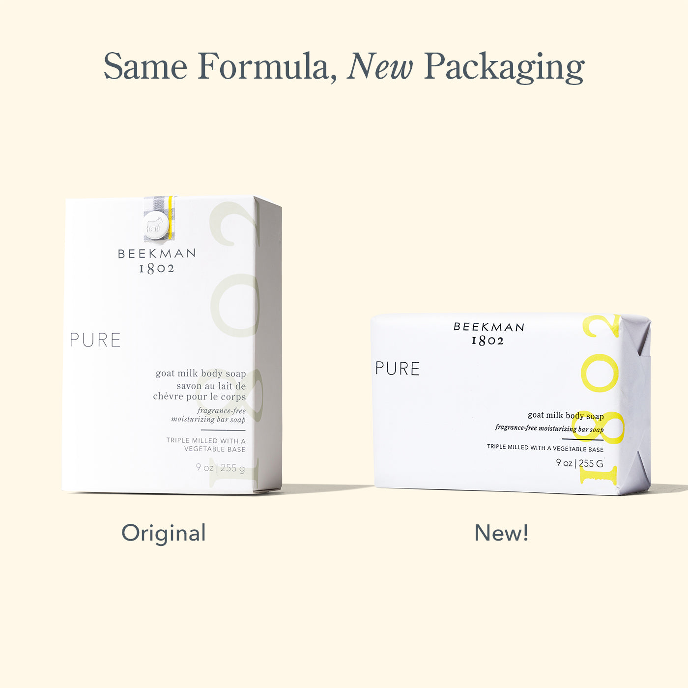 Pure Goat Milk Soap for Sensitive Skin - Natural Moisturizing & Gentle Cleansing - Perfect for Dry Skin, Eczema & Daily Skincare Routine