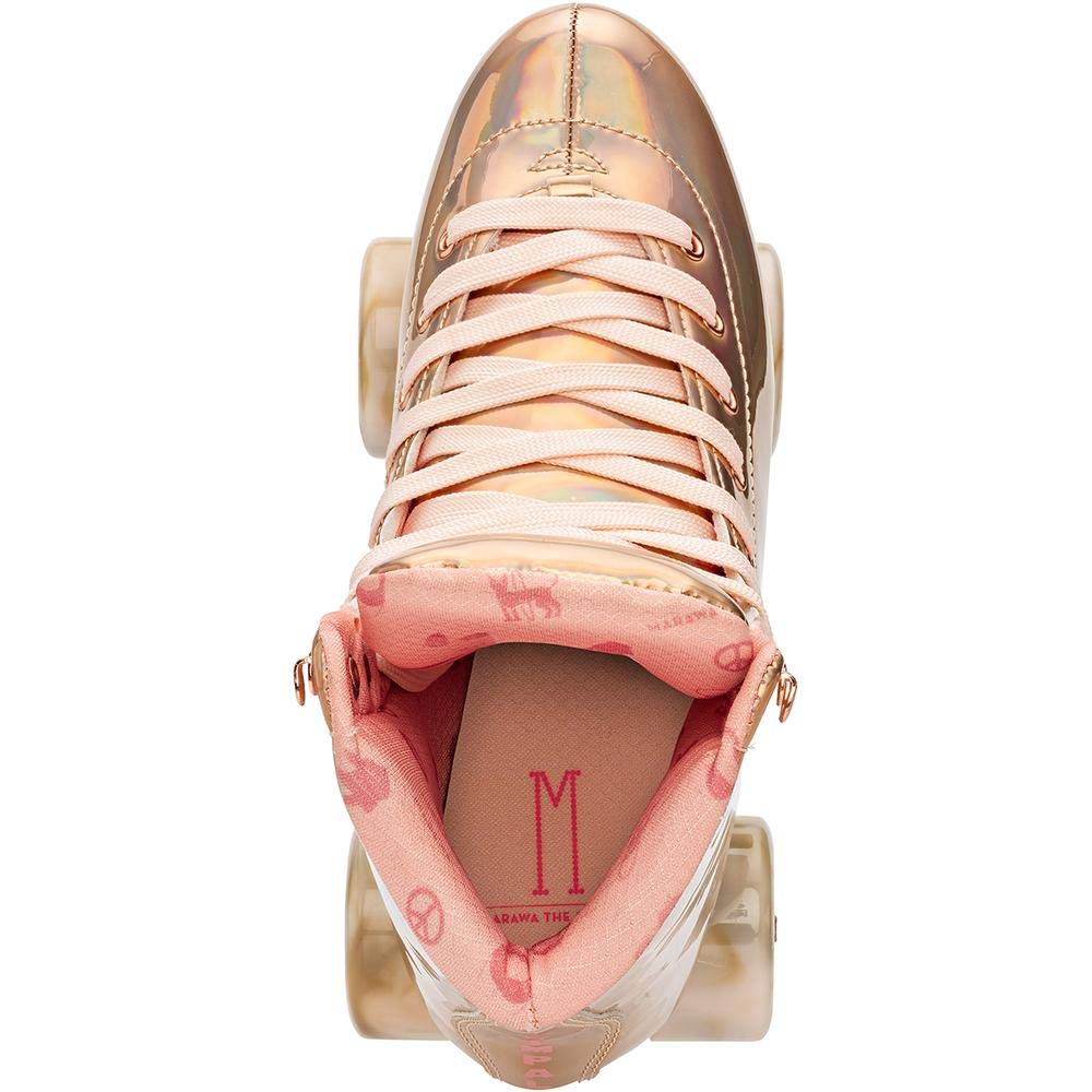 Impala Sidewalk Skates Marawa Rose Gold - Women's Quad Roller Skates Size 10 for Outdoor Skating, Rink, Fitness & Retro Style Fashion