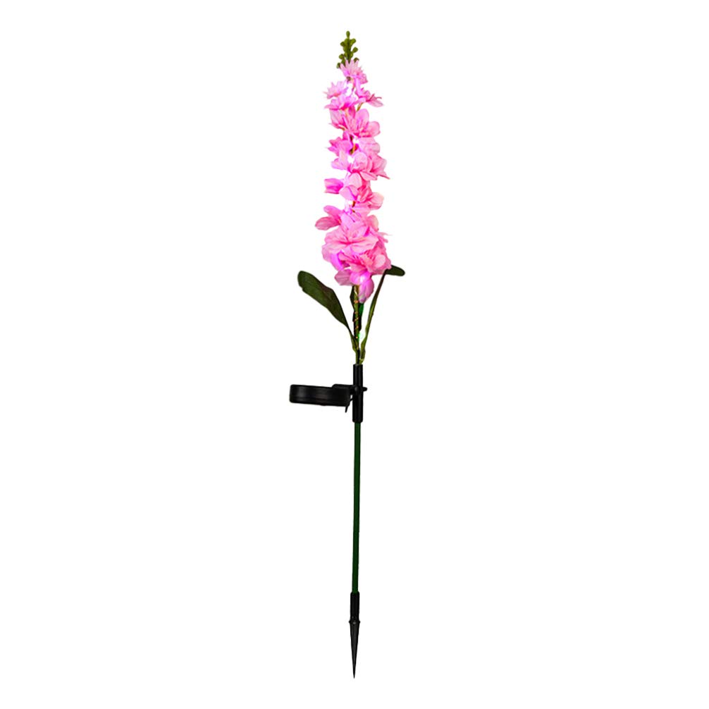 Uonlytech Solar Powered Violet LED Lawn Light - Outdoor Landscape Lamp with Stake for Garden, Pathway, and Yard Decor | Energy-Efficient Solar Lighting for Patio, Walkway, and Landscape Accents