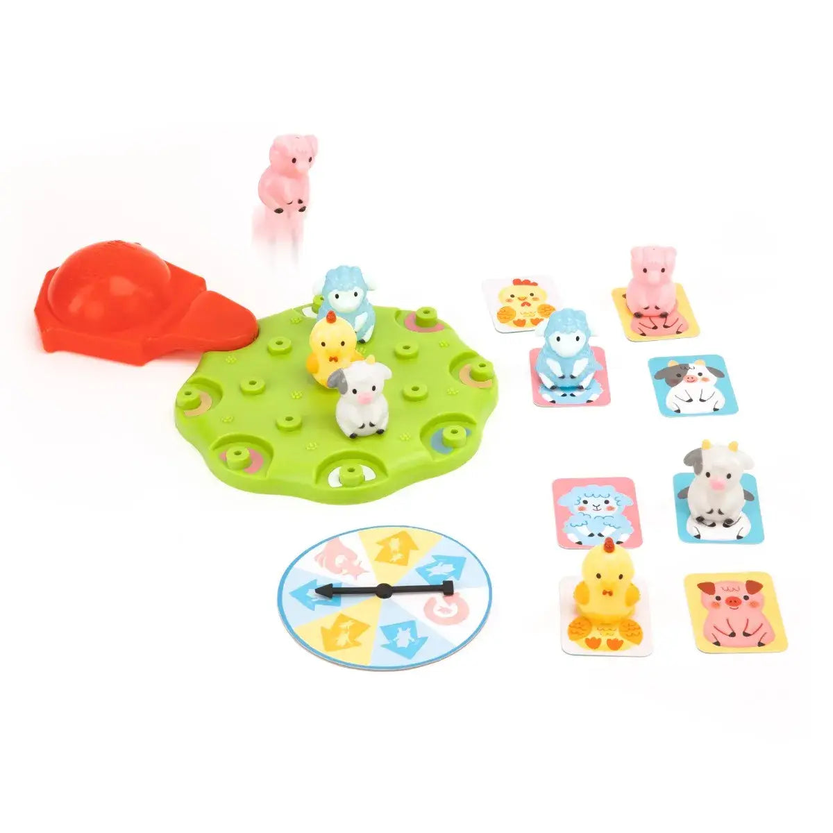 Barnyard Bounce Game - Fun Farm Animal Bouncing Toy for Kids | Outdoor & Indoor Play, Birthday Party Games, Preschool Activity
