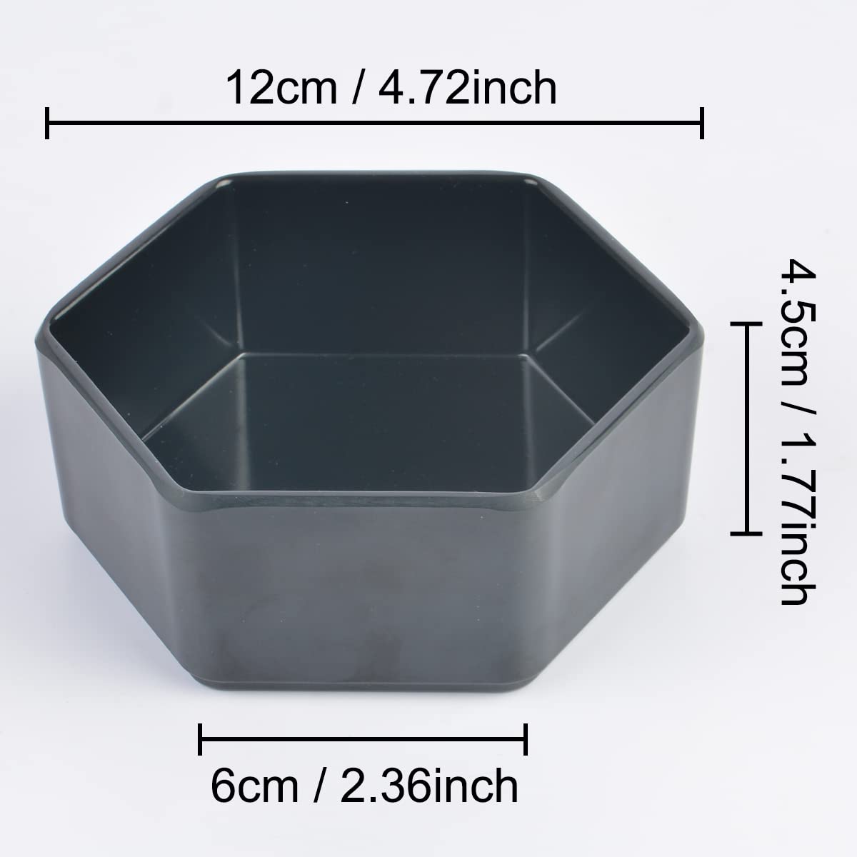 2-Pack White Resin Paper Clip & Binder Clip Dispenser - Desk Organizer for Push Pins, Paper Clamps - Perfect for Home Office, School & Work Desk Accessories | Keep Your Workspace Neat & Organized