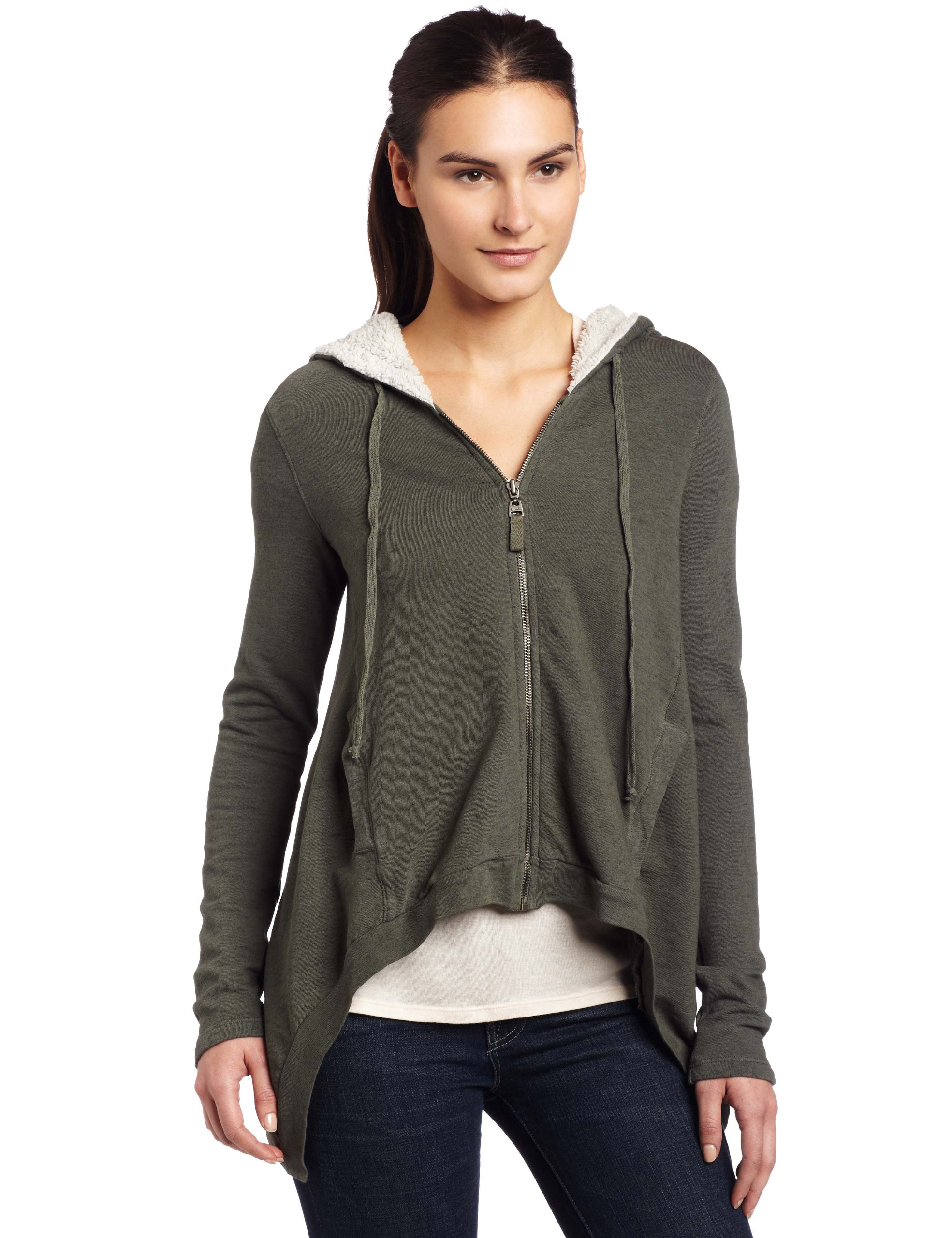 Women's French Terry Zip Hoodie - Soft & Cozy Pullover Sweatshirt for Casual Wear, Lounge & Workout | Splendid Brand