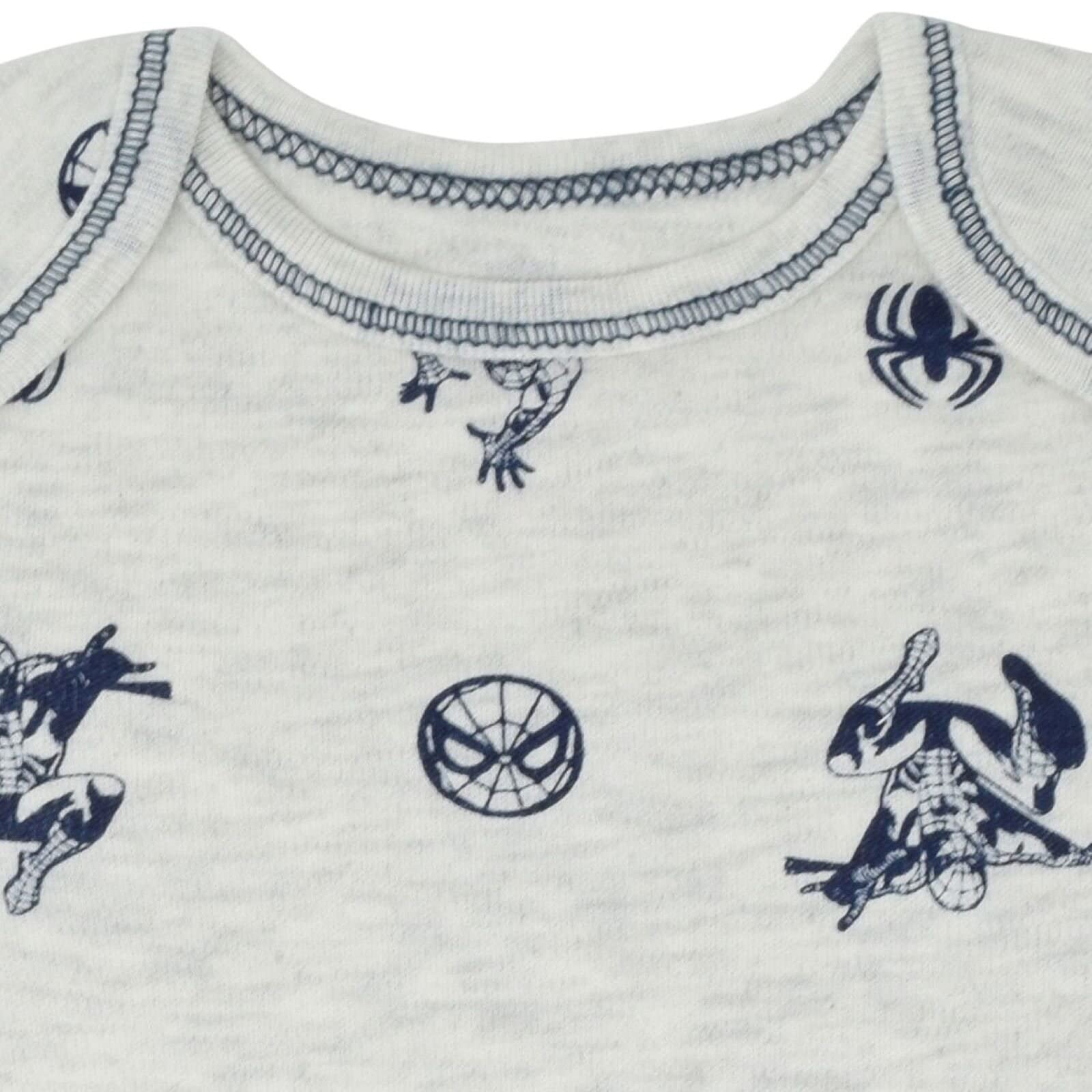 Marvel Avengers Baby Boys 5-Pack Short-Sleeve Bodysuits - Superhero Outfits for Infants & Toddlers - Perfect for Playtime, Dress-Up & Photo Shoots