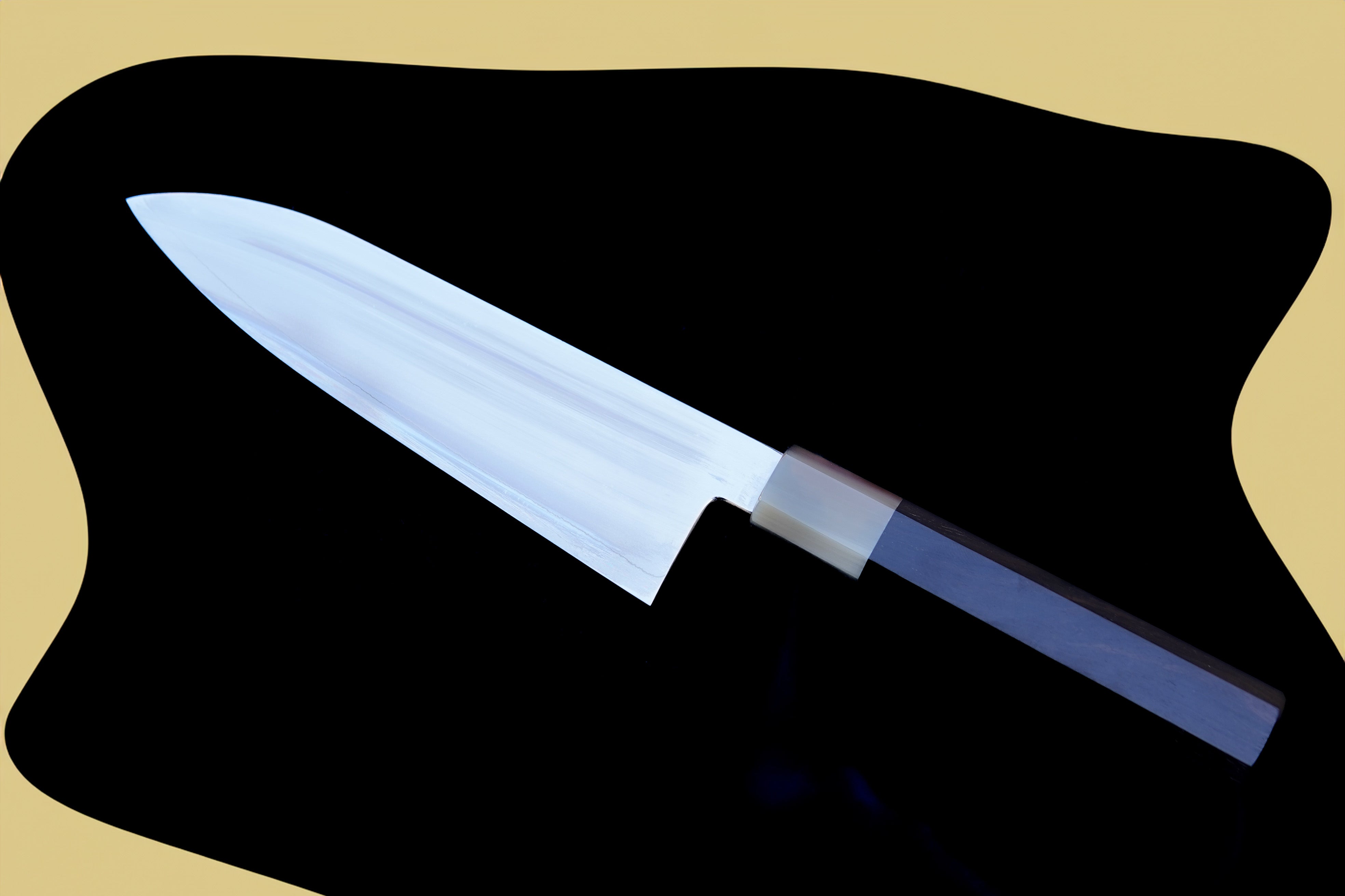 Hatsukokoro 3 Layer Silver3 170mm Santoku Knife - Japanese Kitchen Knife for Slicing, Dicing & Chopping - Perfect for Home Chefs & Professional Kitchens
