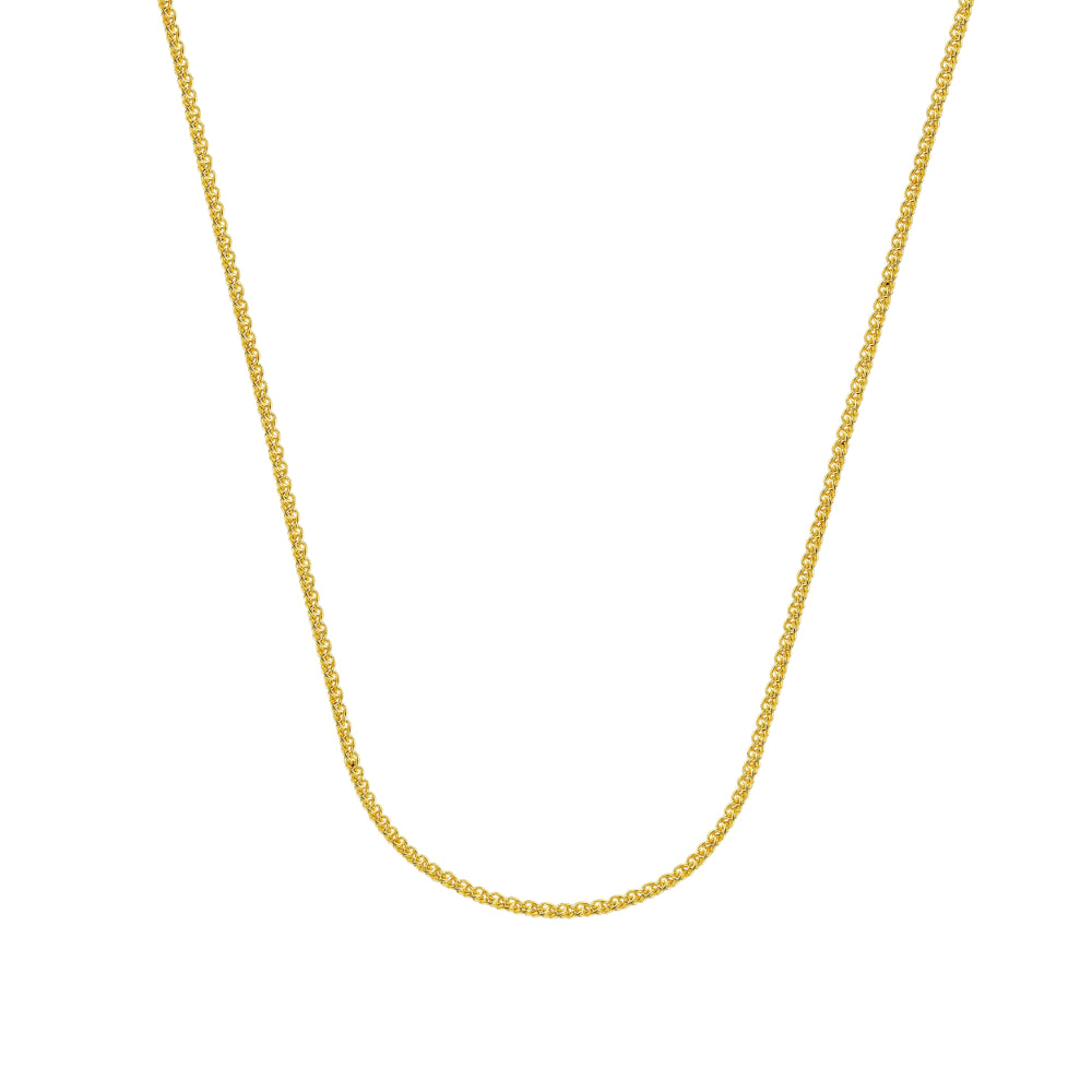 14K Gold 1.25mm Wheat Chain Necklace for Women - Dainty Delicate Jewelry for Layering, Everyday Wear & Special Occasions