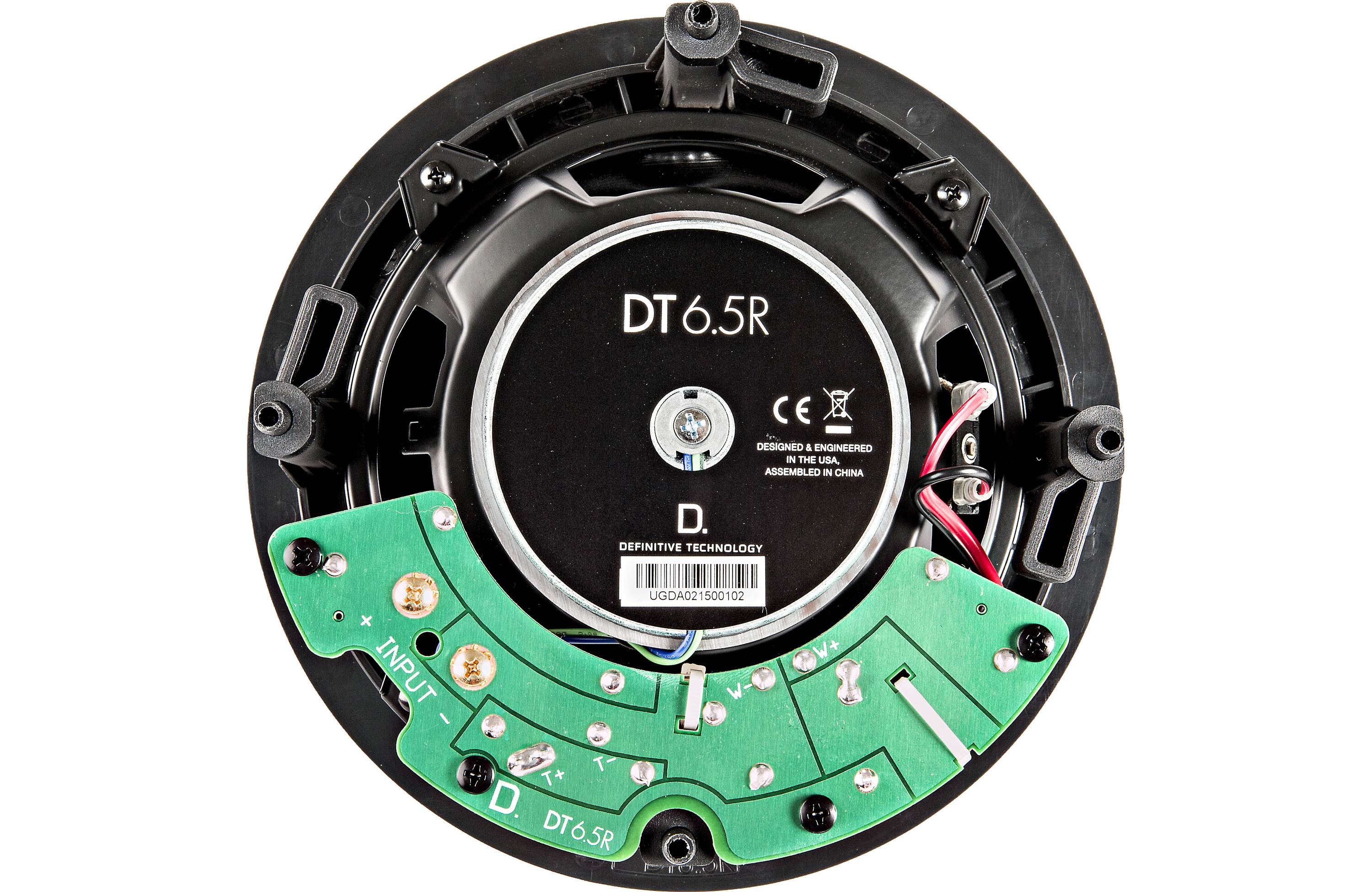 Definitive Technology DT6.5R 6.5 Inch In-Ceiling Speaker - High Performance Home Audio System for Living Room, Bedroom & Home Theater Installation (Single Speaker)