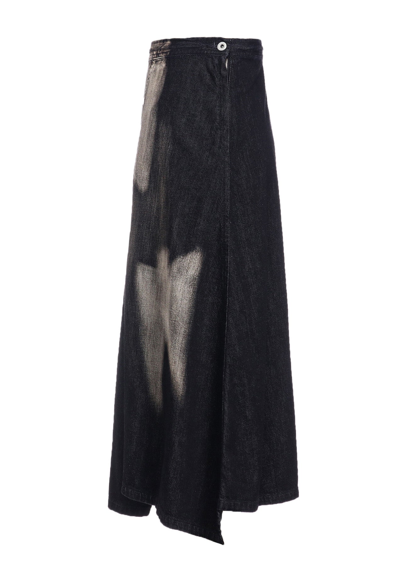 Spotted Denim Triangle Gusset Flare Skirt for Women - Vintage Retro High Waist A-Line Skirt - Perfect for Casual Outfits, Parties, and Boho Fashion