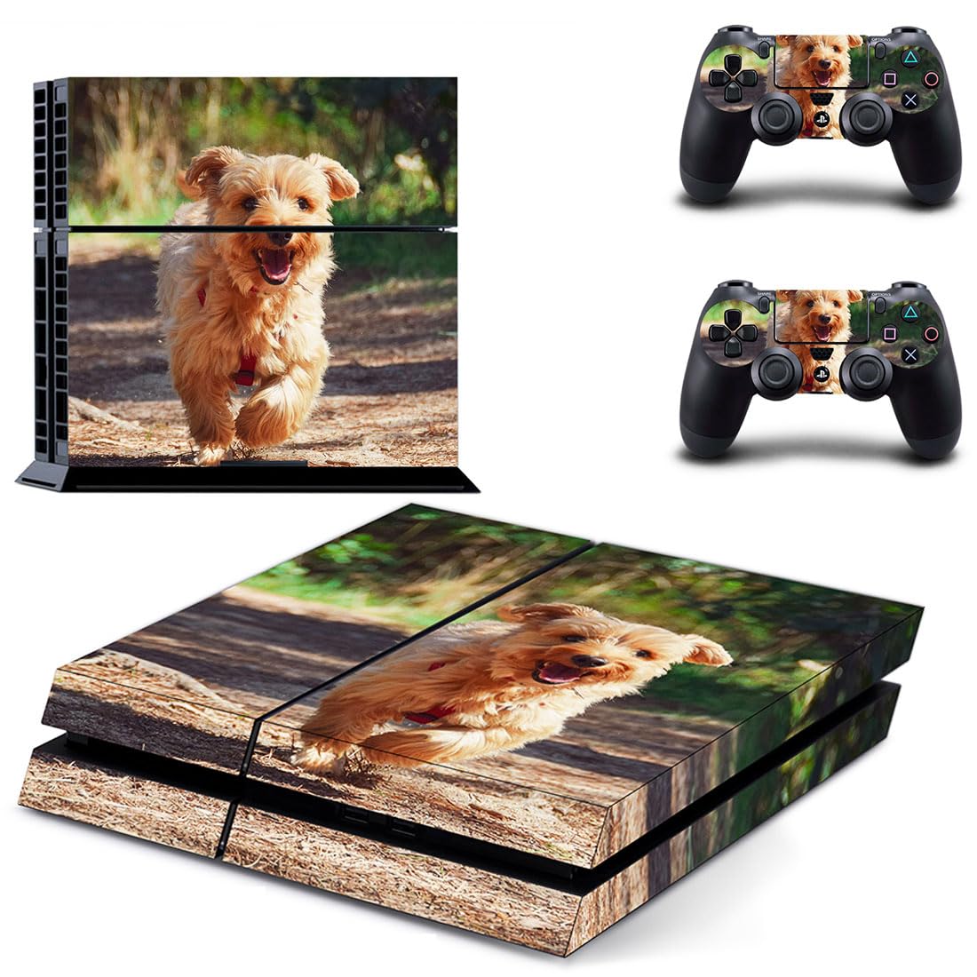 Custom Vinyl Skin Sticker Decal for PS4 Console & Controllers - Personalized Photo Design | Protective Cover & Decorative Gaming Accessory for Playstation 4 Enthusiasts