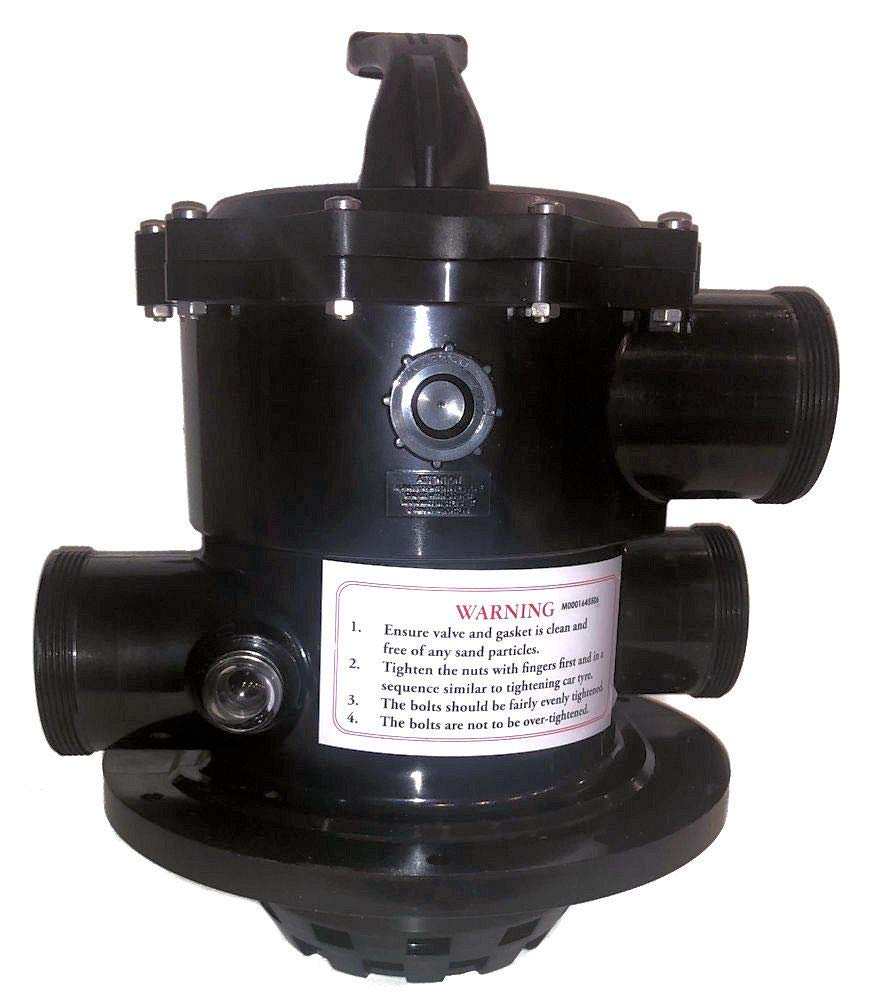 Waterco 228053 MPV 2in Replacement Valve for Top Mount Filters - Compatible with S602, S750, S900, SD750 & SD900 Models - Perfect for Pool and Spa Maintenance