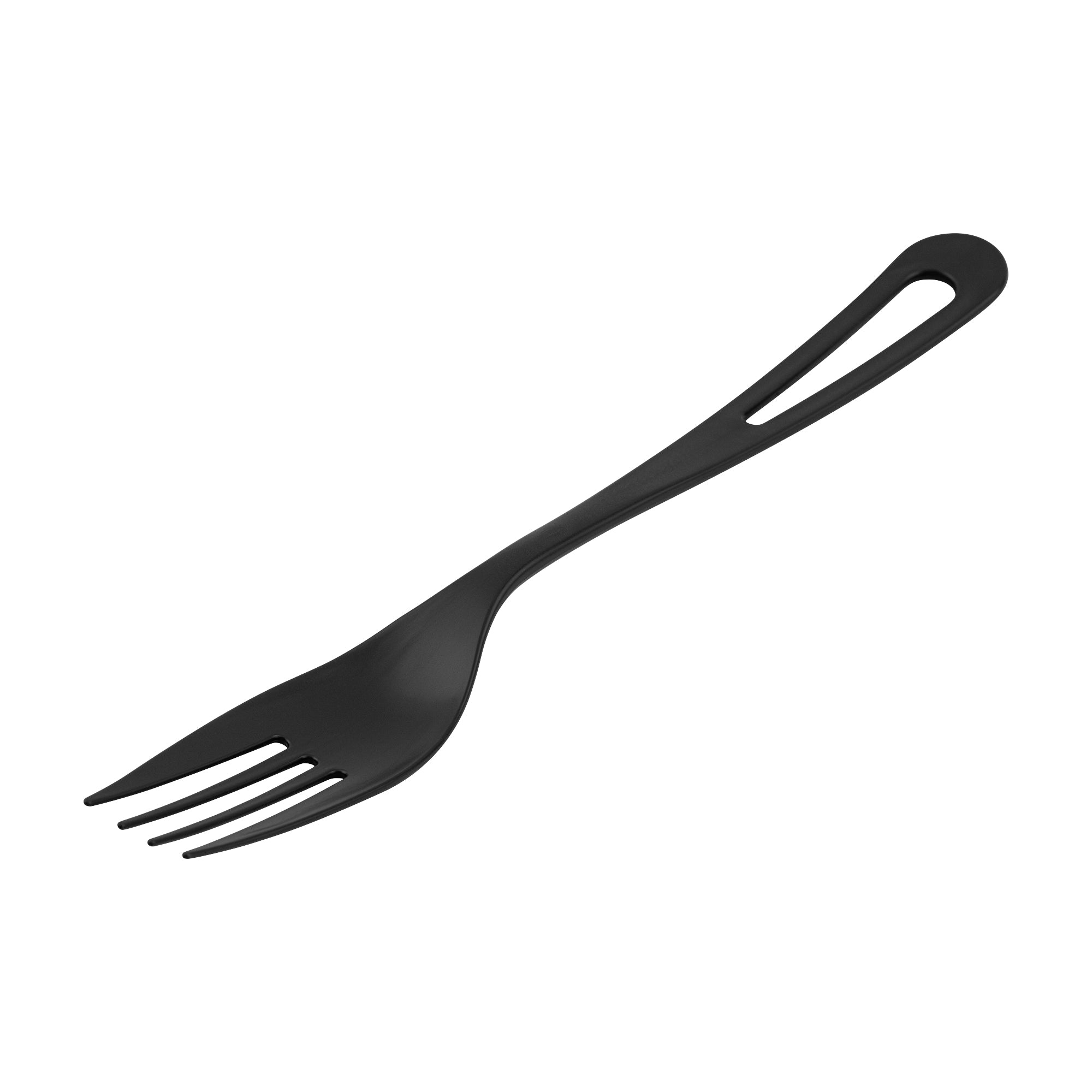 Eco-Friendly Black CPLA Plastic Forks - Compostable, Heat Resistant Cutlery (250 Count) | Perfect for Parties, Picnics & Catering Events