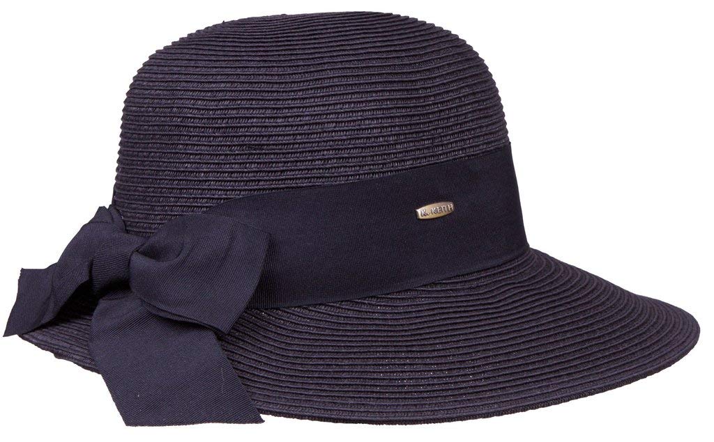 Karen Keith Toyo Straw Sun Hat for Women - Wide Brim UPF 50+ Sun Protection for Beach, Picnic, Boat, Gardening & Outdoor Activities