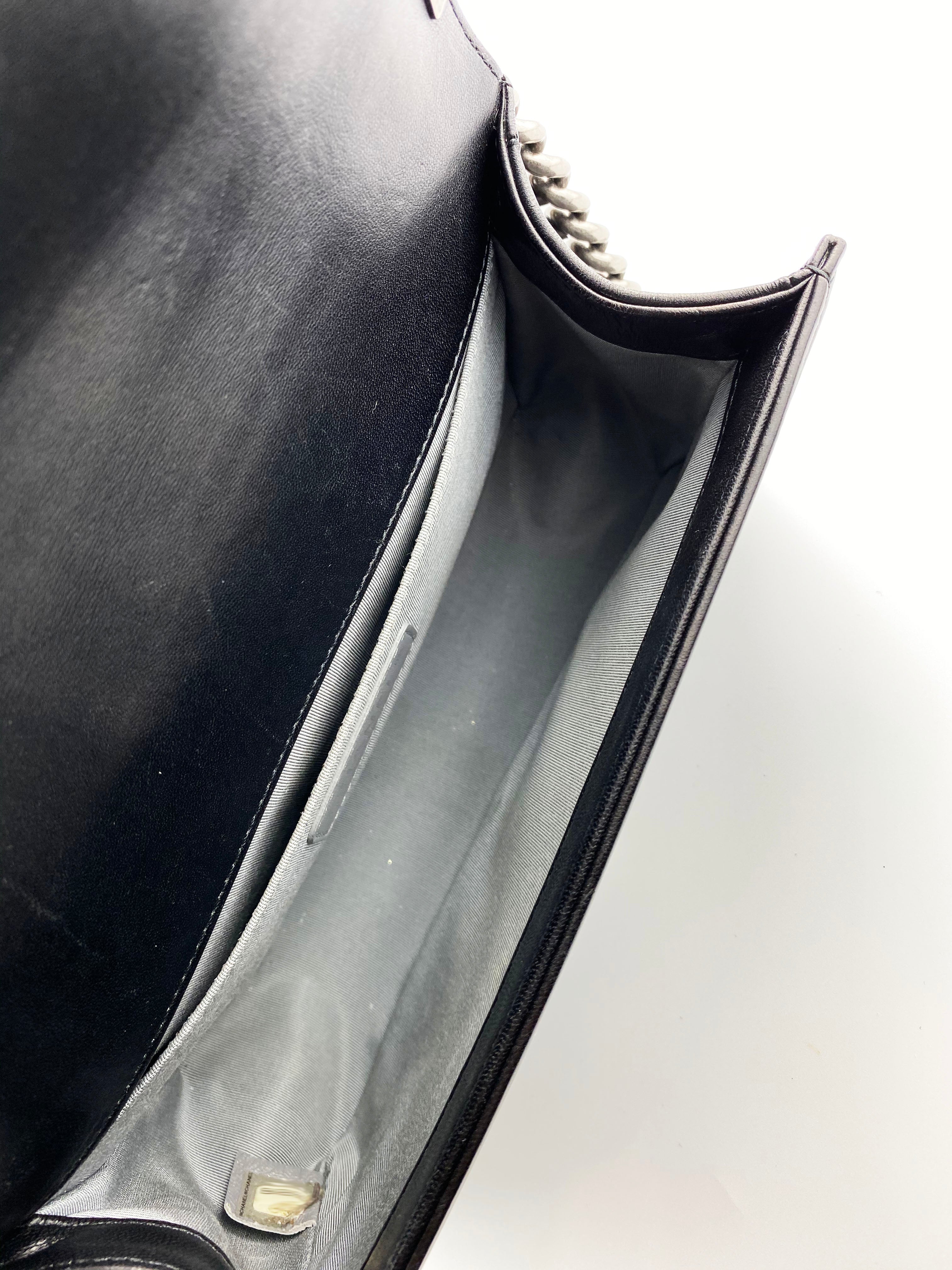 Chanel Boy Lambskin Leather Handbag Black - Luxury Designer Crossbody Bag for Women | Perfect for Evening Events, Parties & Special Occasions