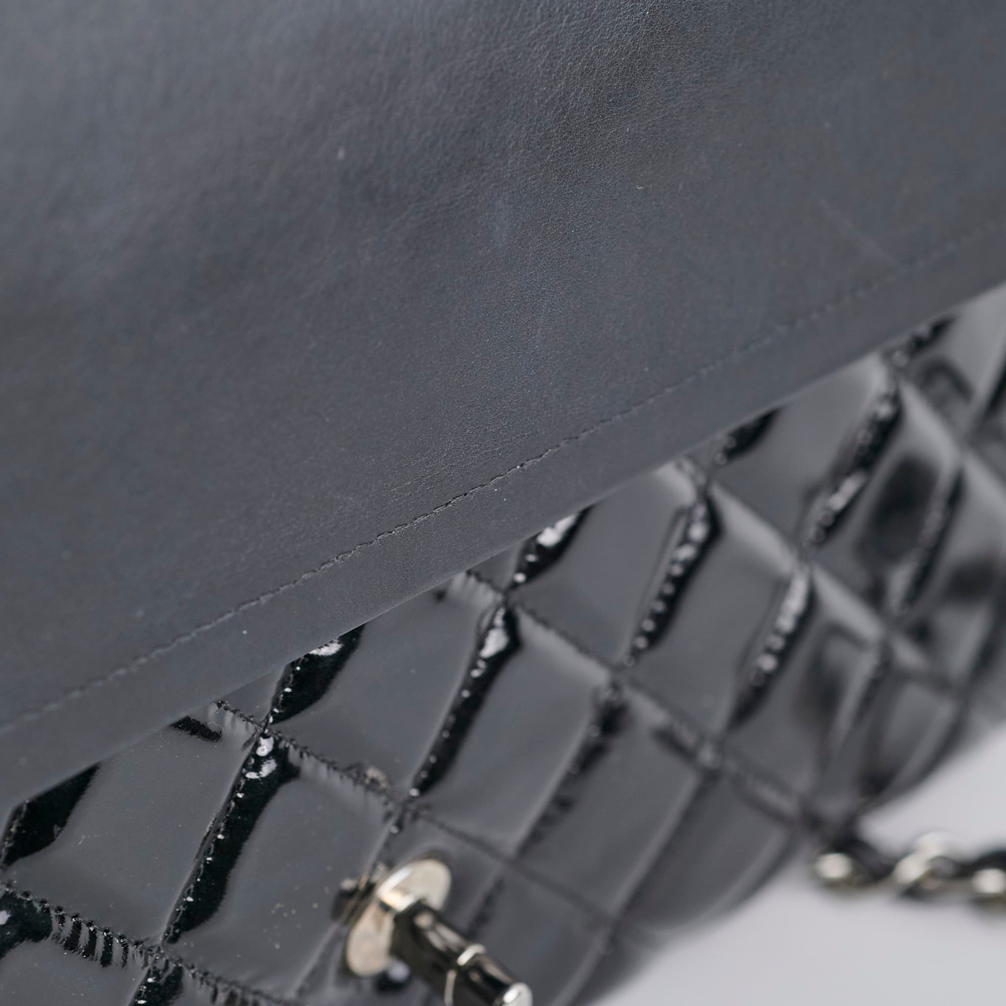 Chanel Maxi Patent Leather Flap Bag Black 20 Series - Luxury Handbag for Women, Perfect for Evening Events & Special Occasions
