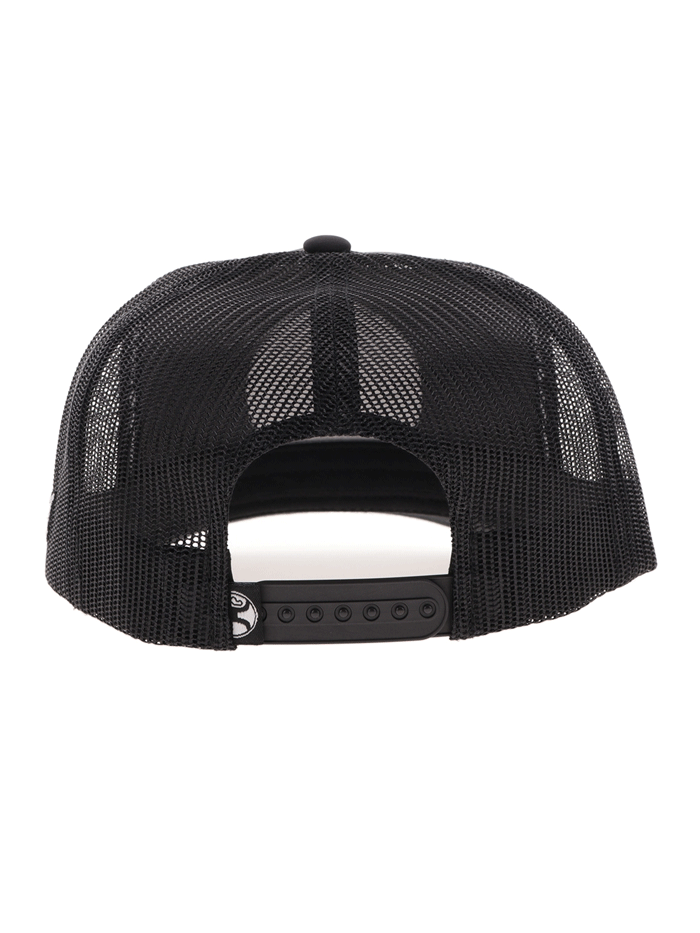 Hooey 2526T CHBK QUANAH 5 Panel Snapback Trucker Hat - Charcoal Black for Men & Women - Perfect for Outdoor, Fishing, and Casual Wear
