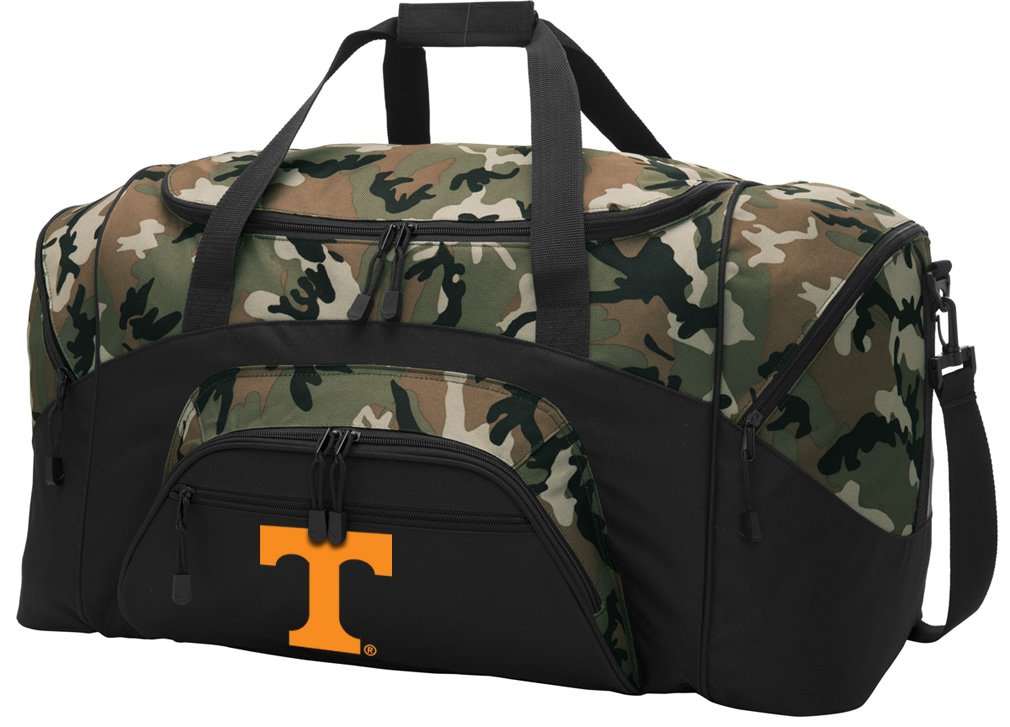 Tennessee Vols Large Camo Duffel Bag - University of Tennessee Gym Bag for Men & Women - Perfect for Travel, Sports & Workout Gear Storage