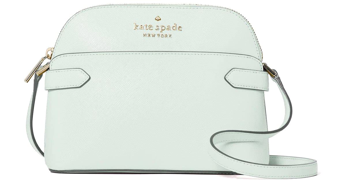 Kate Spade Staci Dome Saffiano Leather Crossbody Bag - Stylish Women's Purse for Work, Travel & Everyday Use