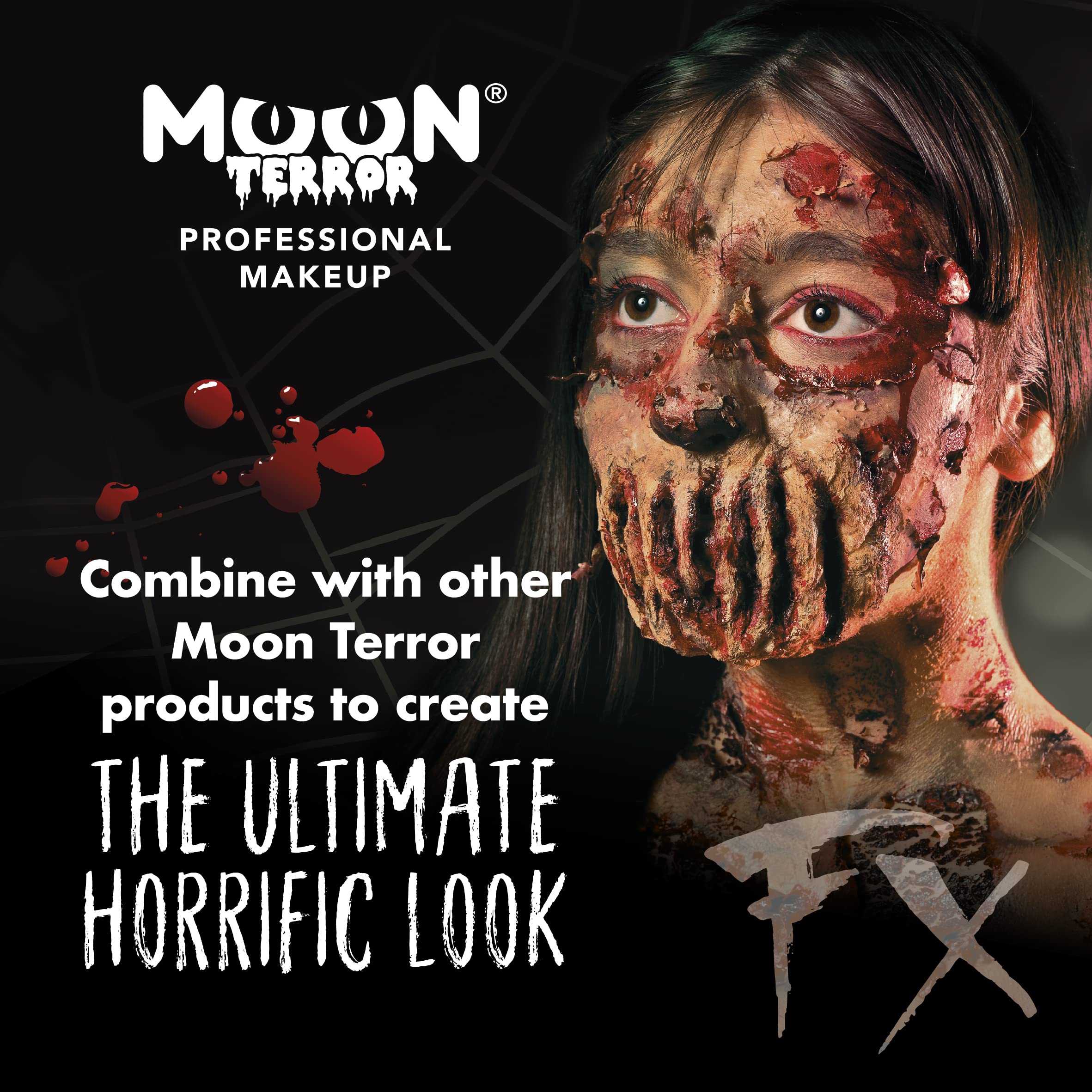 Pro FX Scar Modelling Wax by Moon Terror - 0.70oz x6 Pack - Professional SFX Makeup for Fake Scars, Skin Texture & Special Effects - Perfect for Halloween, Cosplay & Movie Prosthetics