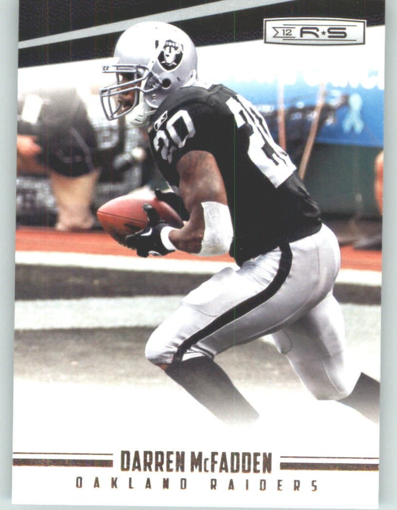 2012 Panini Rookies and Stars #105 Darren McFadden Oakland Raiders NFL Football Trading Card - Perfect for Collectors, Sports Memorabilia Fans & Fantasy Football Enthusiasts