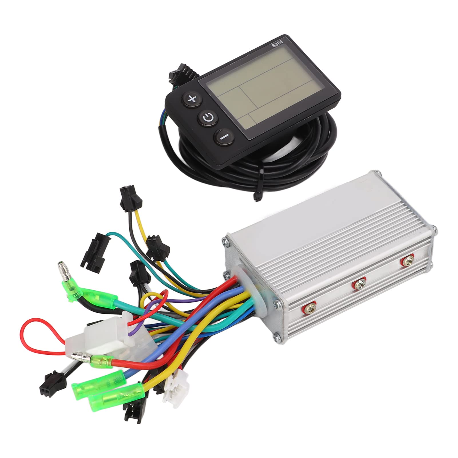 Brushless Motor Controller 866 with LCD Display - High Power DC Motor Controller for Electric Bikes | Efficient Heat Dissipation | Perfect for E-Bike Upgrades & DIY Projects