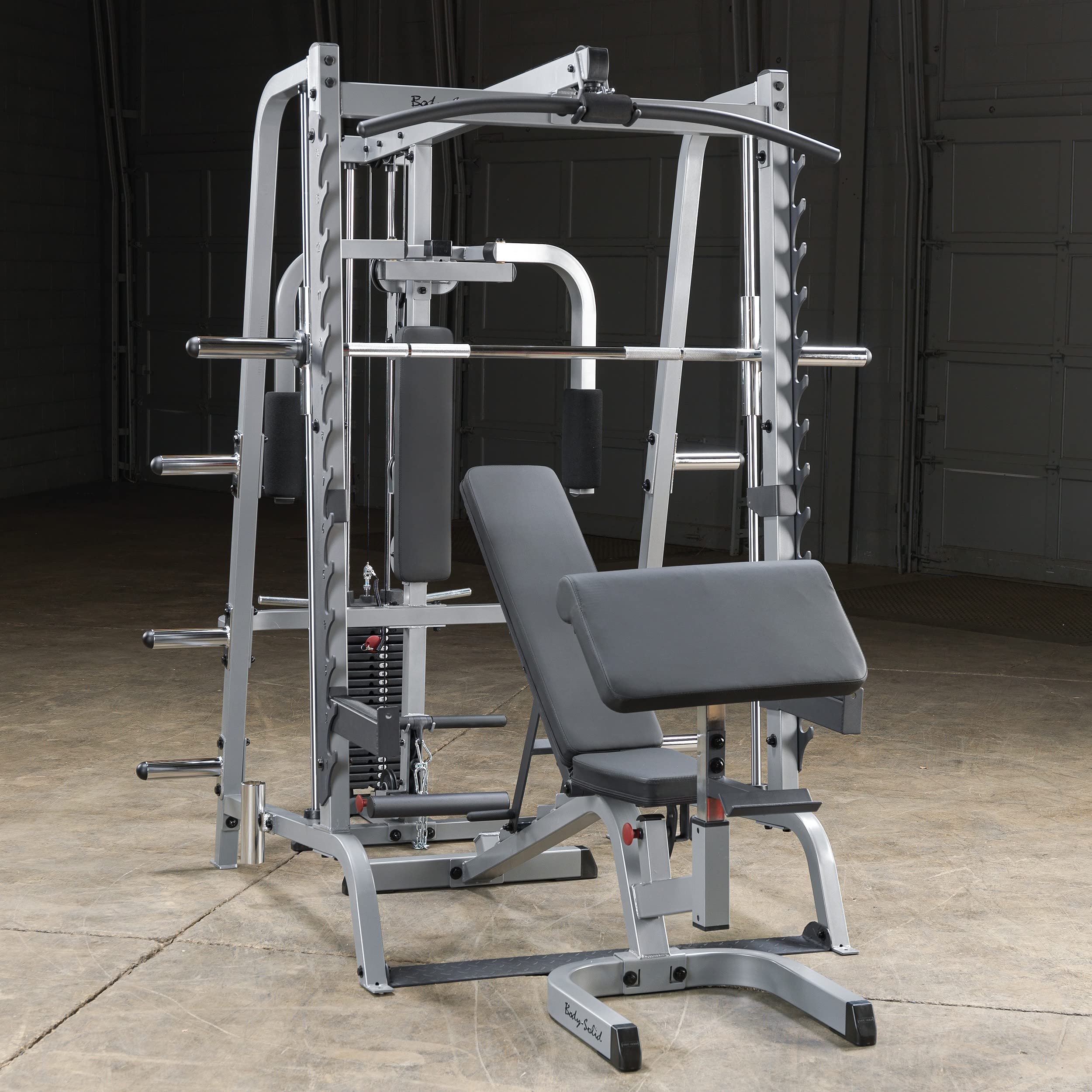 Body Solid Series 7 Smith Machine - Home Gym Strength Training Equipment for Weight Lifting & Fitness - Perfect for Home Workouts, Commercial Gyms & CrossFit Training