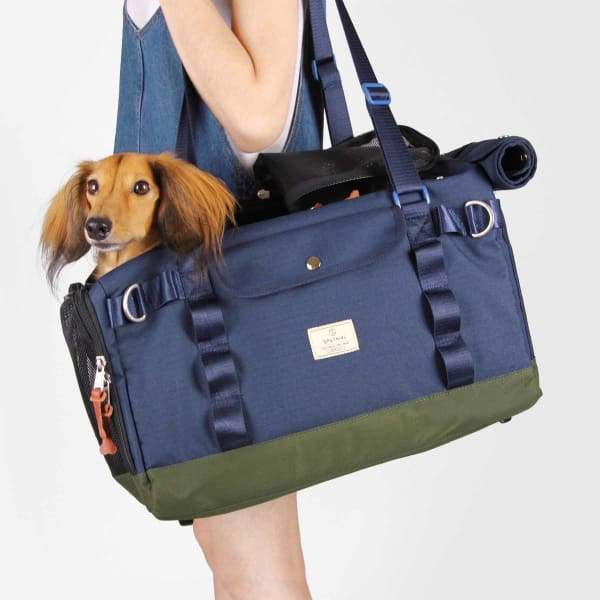 **Sputnik Lightweight Breathable Blue Pet Carrier for Small Dogs & Cats – Airline Approved, Multi-Functional Travel & Outdoor Use**