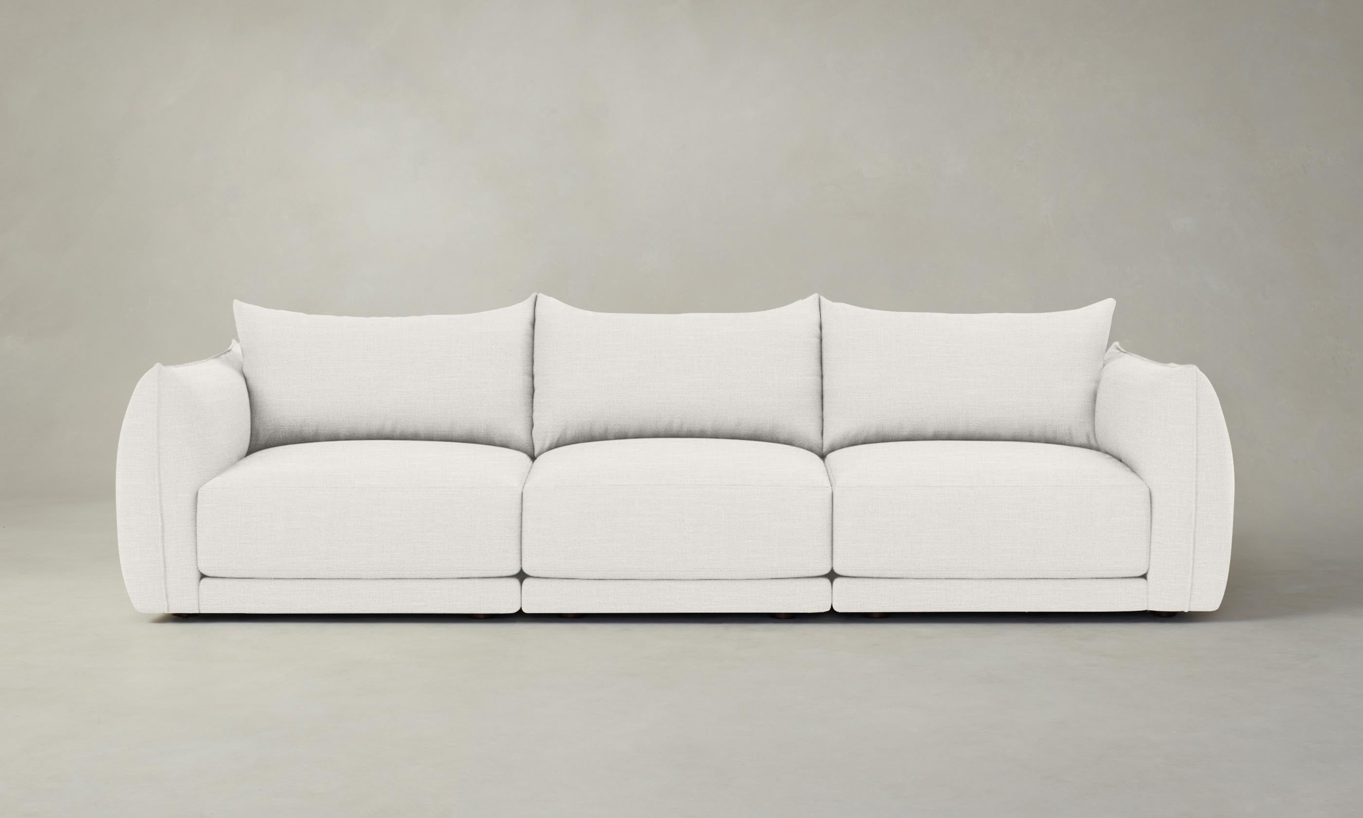 The Jones Modular Sectional Sofa - Performance Woven Chenille Fabric for Living Room, Lounge & Entertainment Spaces