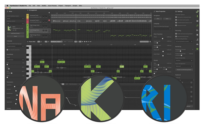 Dreamtonics Synthesizer V Bundle 1 - AI Vocal Software with Free Songwriting Guide (Digital Download) - Perfect for Music Production, Anime Songs & Vocaloid Covers