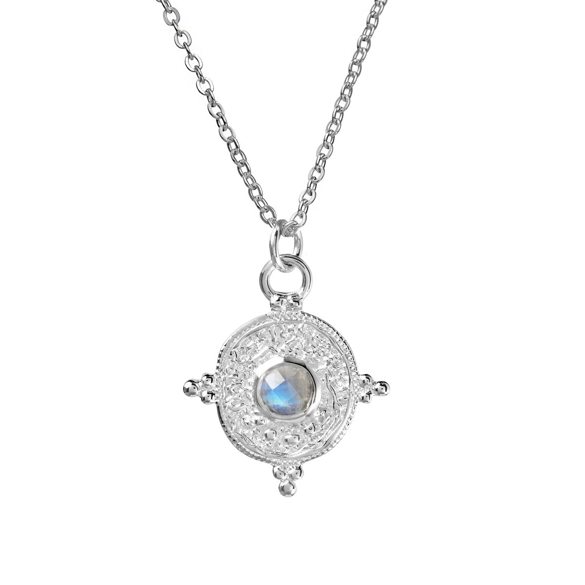 Moonstone Necklace for Women - Divine Talisman Healing Crystal Jewelry for Protection & Positive Energy - Perfect for Meditation, Yoga & Spiritual Gifts