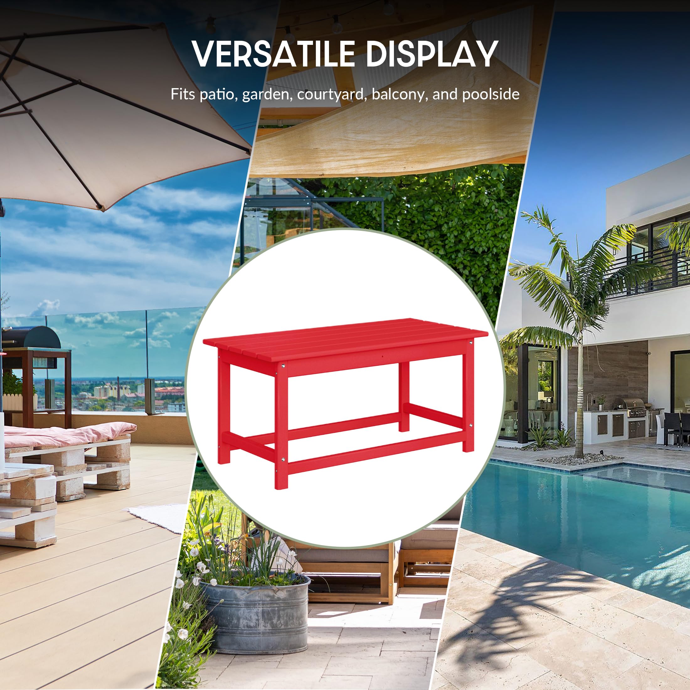WestinTrends Malibu Outdoor Coffee Table - 35
