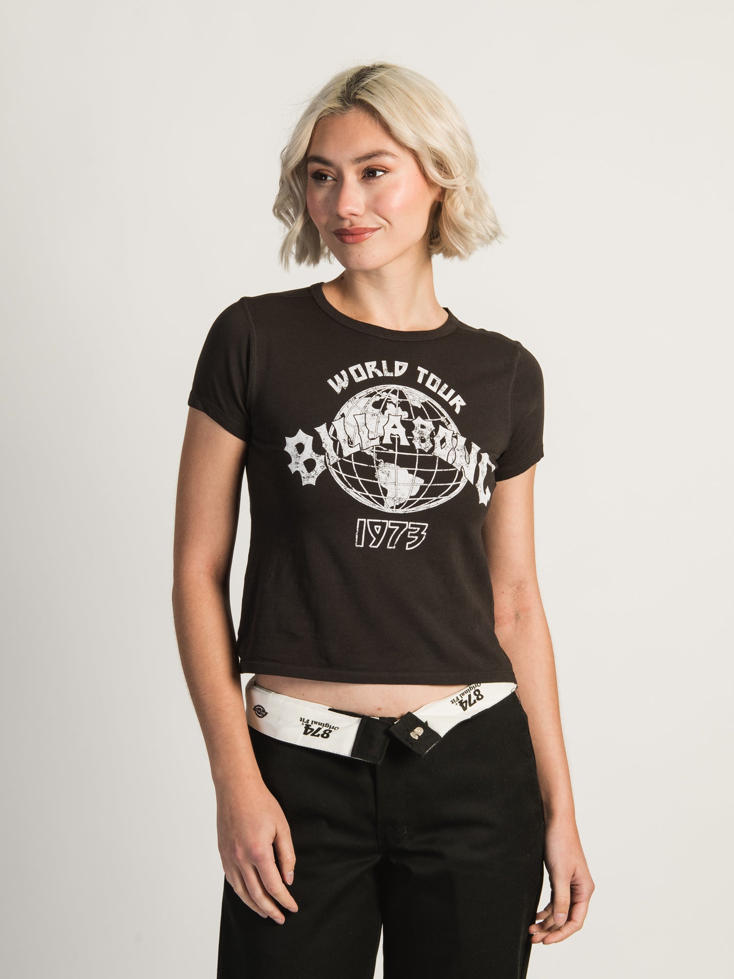 Billabong World Tour Graphic T-Shirt - Men's & Women's Casual Tee for Surfing, Beach & Streetwear | Clearance Sale