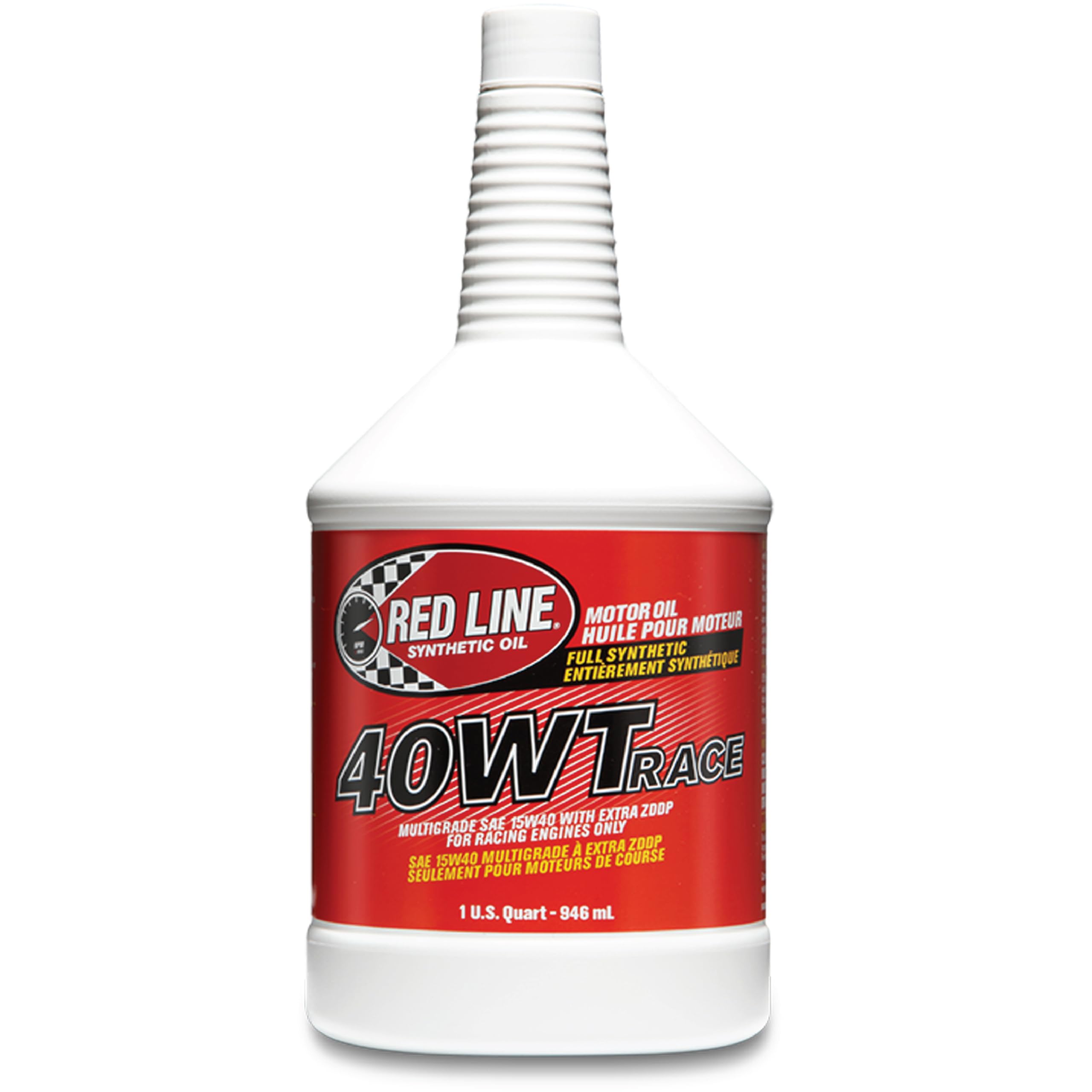 Red Line 10404 40WT Synthetic Race Motor Oil (15W40) - 1 Quart (12 Pack) - High Performance Engine Oil for Racing, Classic Cars & High Mileage Vehicles - Ideal for Track Days, Drag Racing & Vintage Car Maintenance