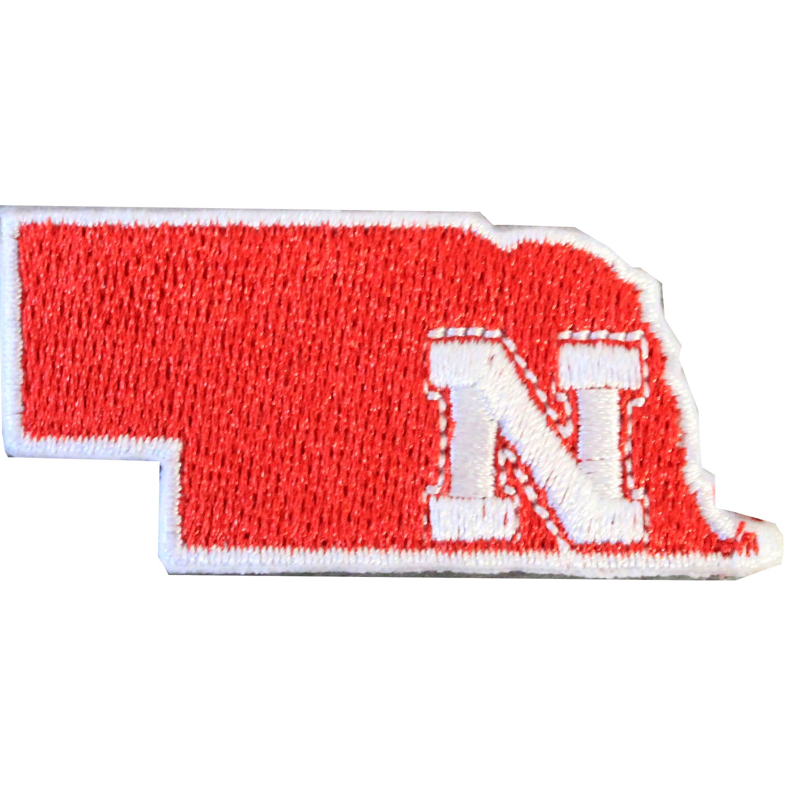 Official Nebraska Cornhuskers NCAA Embroidered Iron-On Patch - Small Size with State Logo - Perfect for Jackets, Hats, Bags & DIY Crafts