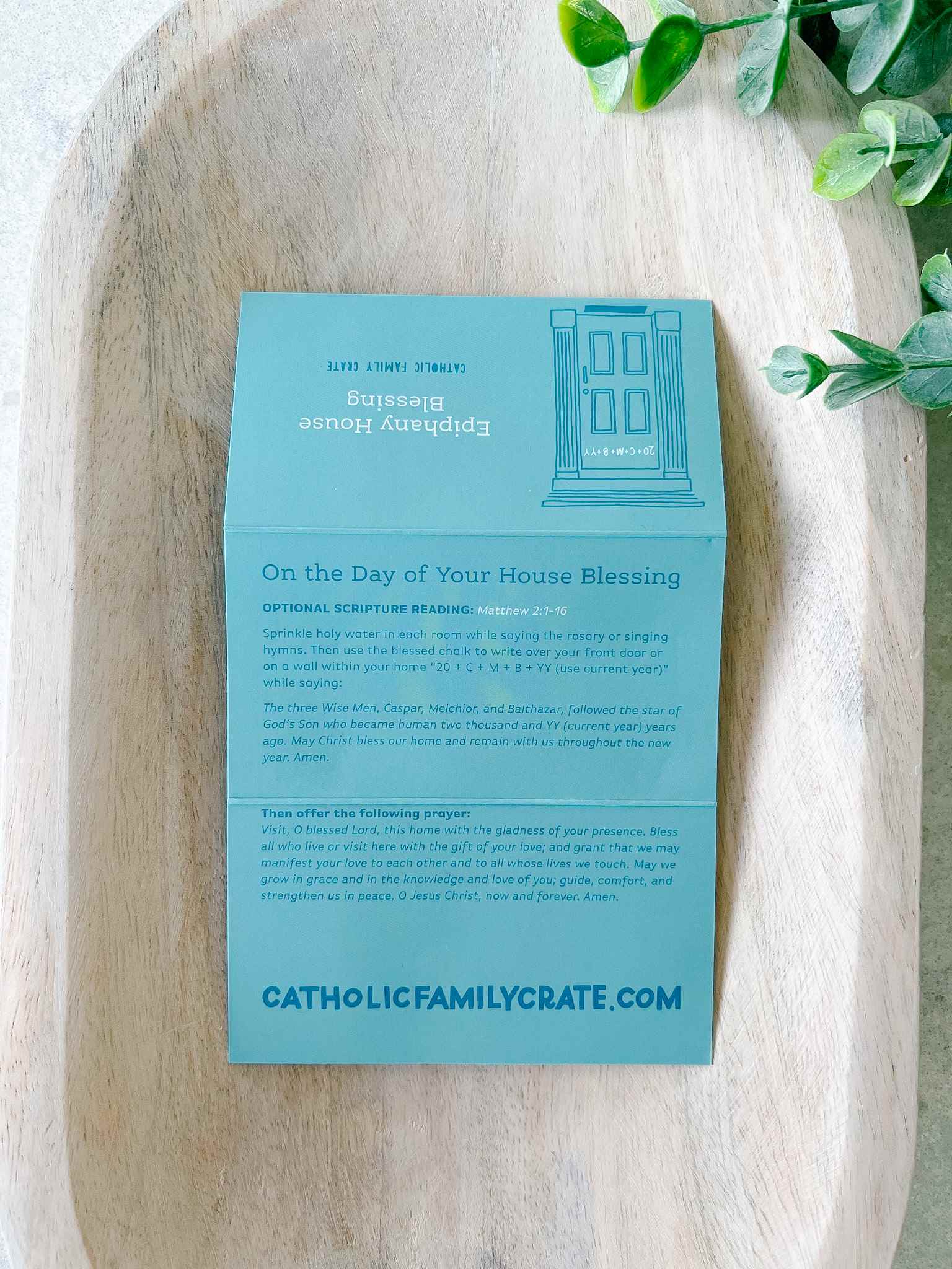 Ephiphany House Blessing Kit - Holy Water, Candles & Prayer Cards for Home Protection & Spiritual Cleansing | Perfect for Housewarming, New Home & Religious Ceremonies