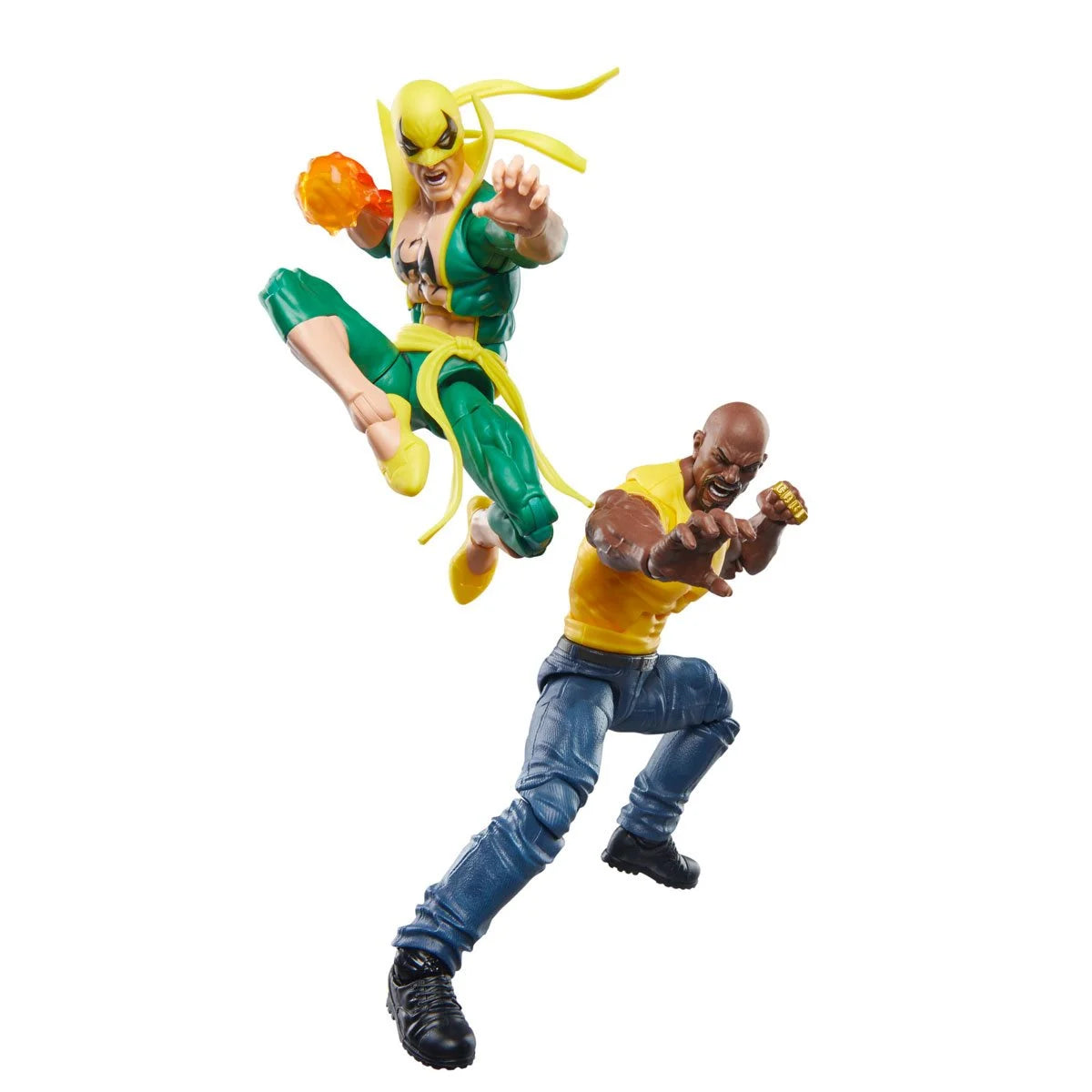 Marvel Legends Series Iron Fist & Luke Cage 85th Anniversary Comic Action Figures - Collectible Superhero Toys for Display & Play | Perfect for Marvel Fans, Gift Giving & Comic Book Collections