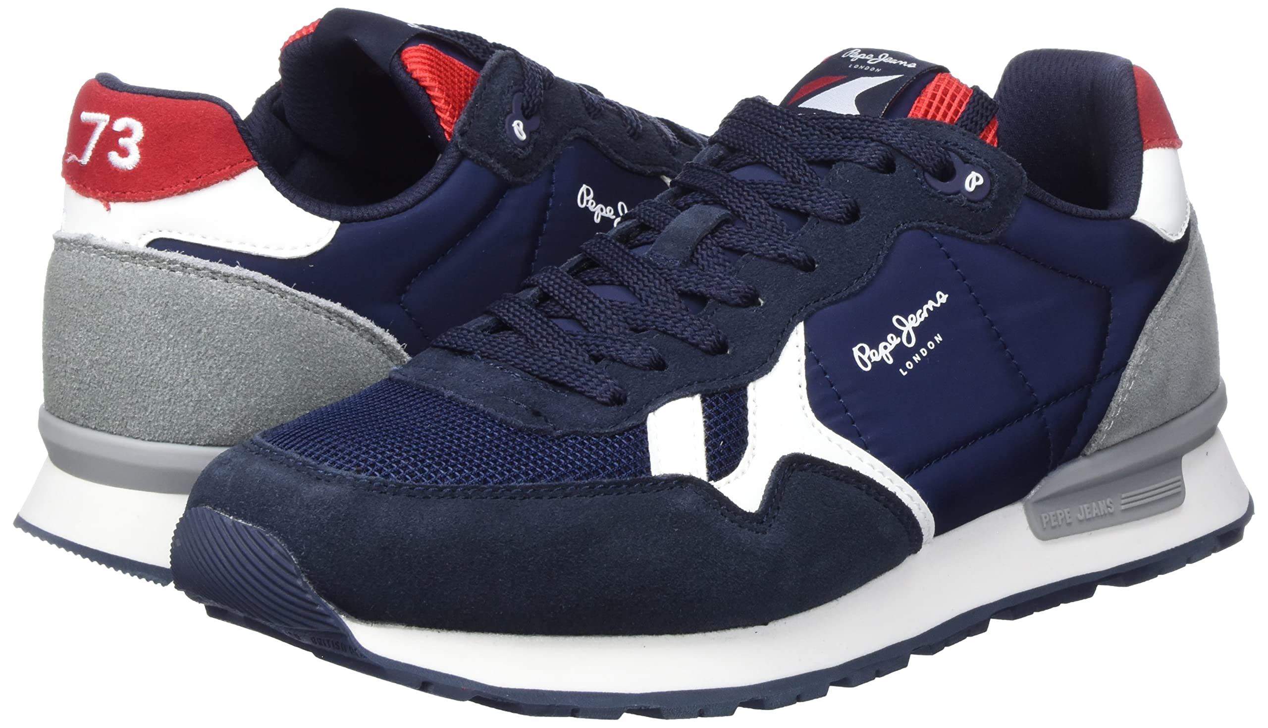 Pepe Jeans Men's Casual Sneakers - Lightweight Comfortable Walking Shoes for Men | Perfect for Daily Wear, Gym, and Outdoor Activities