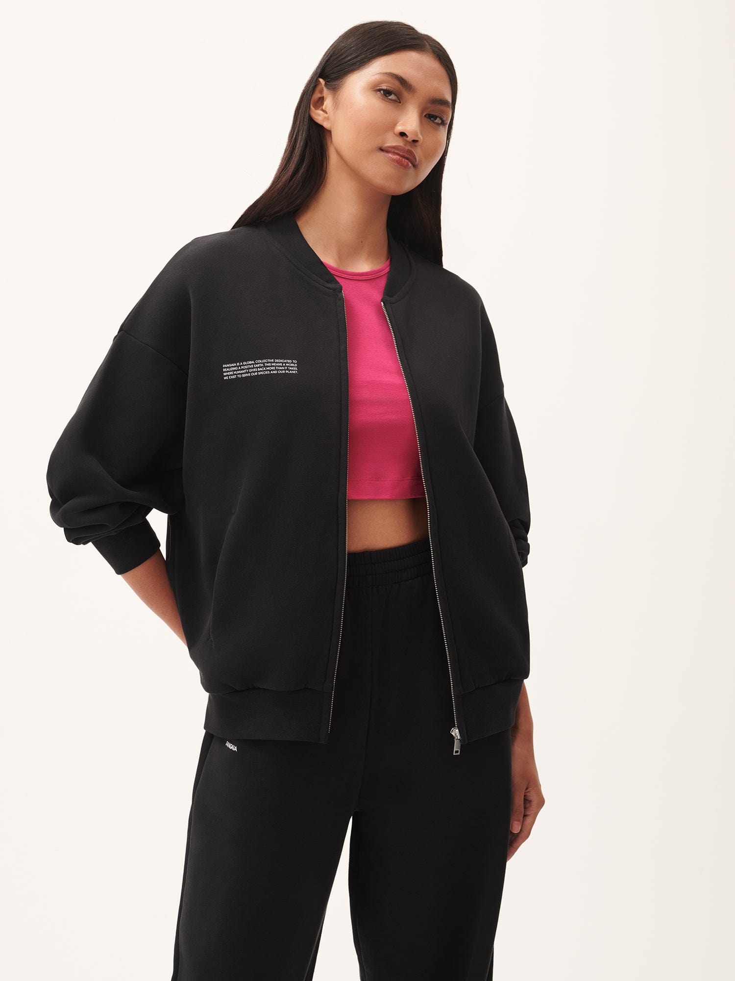 Women's 365 Midweight Bomber Jacket - Black | Stylish Lightweight Jacket for Everyday Wear | Perfect for Casual Outings, Travel & Layering