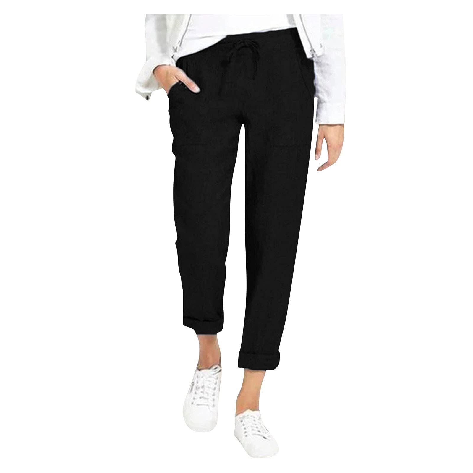 **Plus Size Women's Summer Pull-On Polyester Cargo Joggers – Comfortable Flowy Casual Pants for Workout, Travel & Office | Lightweight & Breathable for Hot Weather | Yoga, Running, Gym, Beach, Shopping & Travel Wear | Lounge, Weekend Outings & Everyday Use | Work, Outdoor Activities & Relaxation | Perfect for Summer Vacations, Errands & Casual Work Attire**