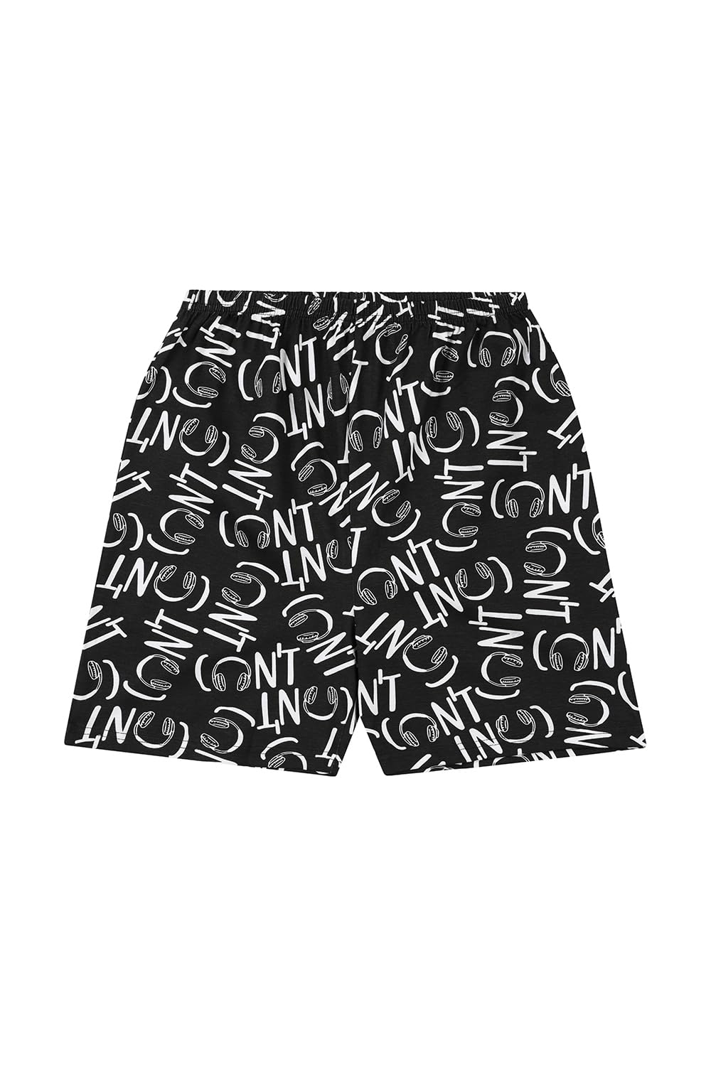 Boys Can't Hear You I'm Gaming Black Cotton Short Pajama Set - Comfortable Sleepwear for Kids & Teens - Perfect for Sleepovers, Lounging, and Gaming Nights