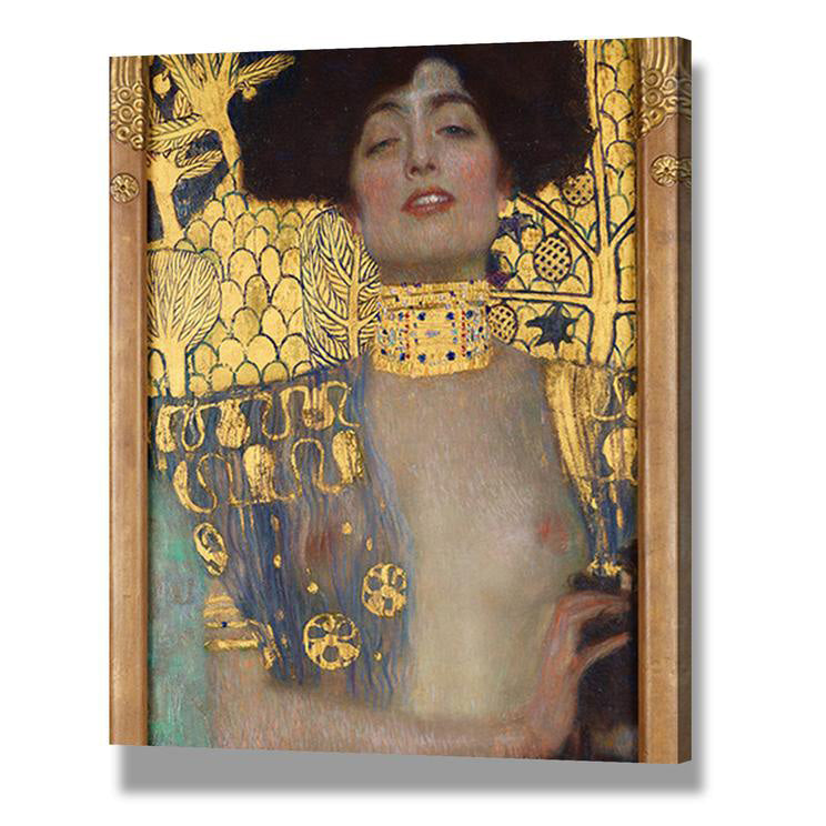 Gustav Klimt Judith Wall Art Decor for Living Room - Elegant Canvas Print for Home, Office & Bedroom Decoration