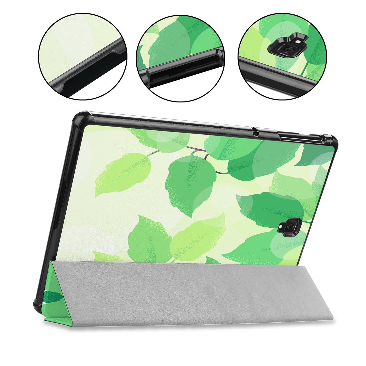 Samsung Tablet Case with Premium PU Leather - Slim Protective Cover for Samsung Galaxy Tab A/S6/S7/S8 - Perfect for Work, Travel & School Use