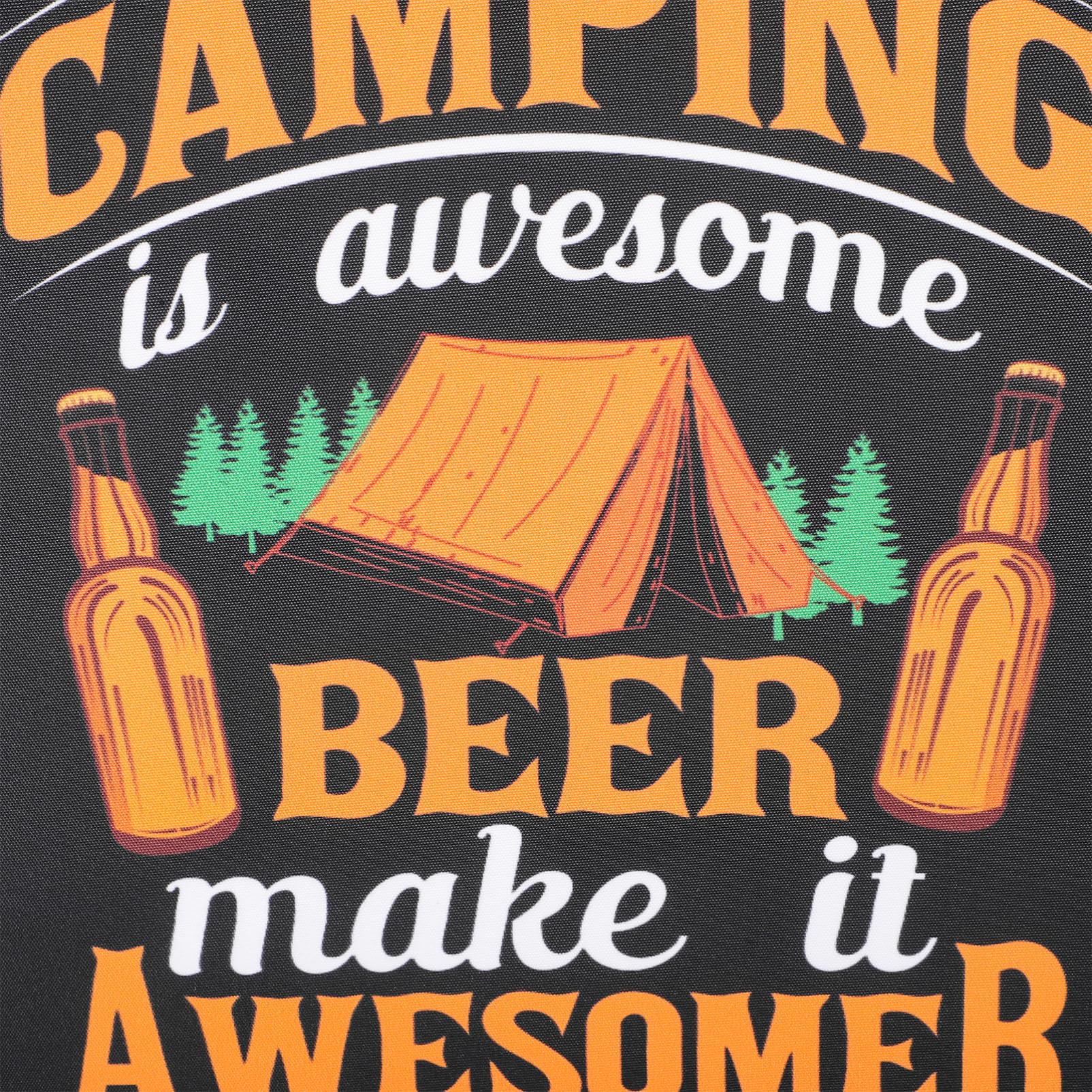 BESPORTBLE Camper Flag Trailer Accessories - 3pcs Camping Pennant Outdoor Wreath Hanging Flags for RV, Trailer & Camping Decor | Perfect for Outdoor Adventures, Tailgating & Backyard Parties