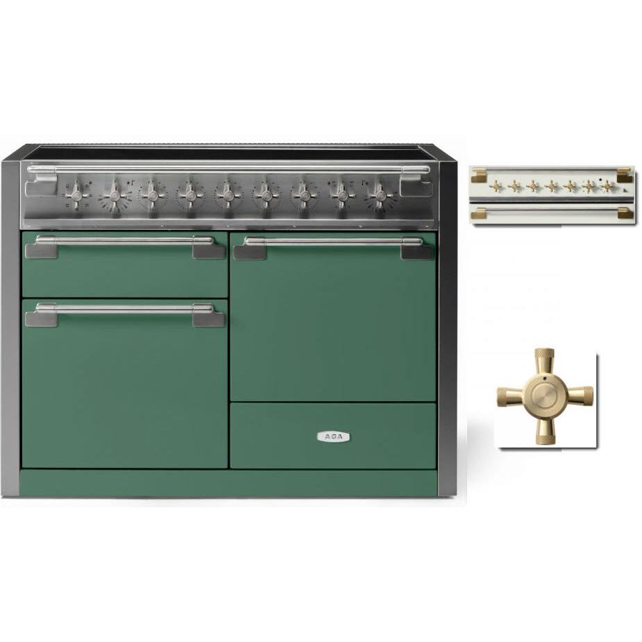 AGA 48-Inch Elise Induction Range with True European Convection - AEL481INABMG | Professional Gas Stove for Home Kitchen Cooking, Baking & Entertaining