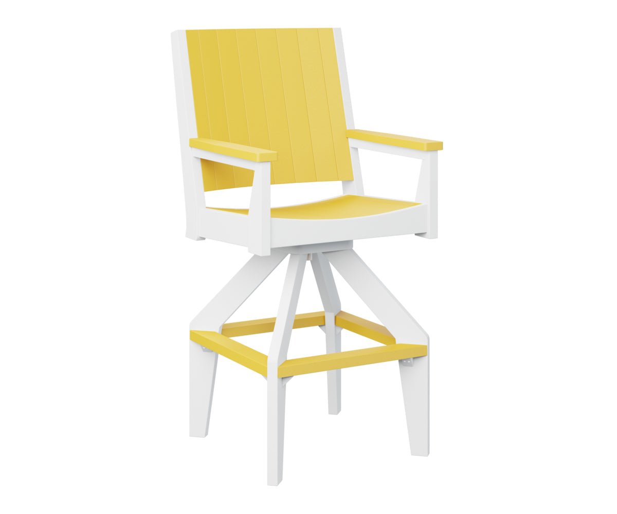 Sunburst Yellow on White