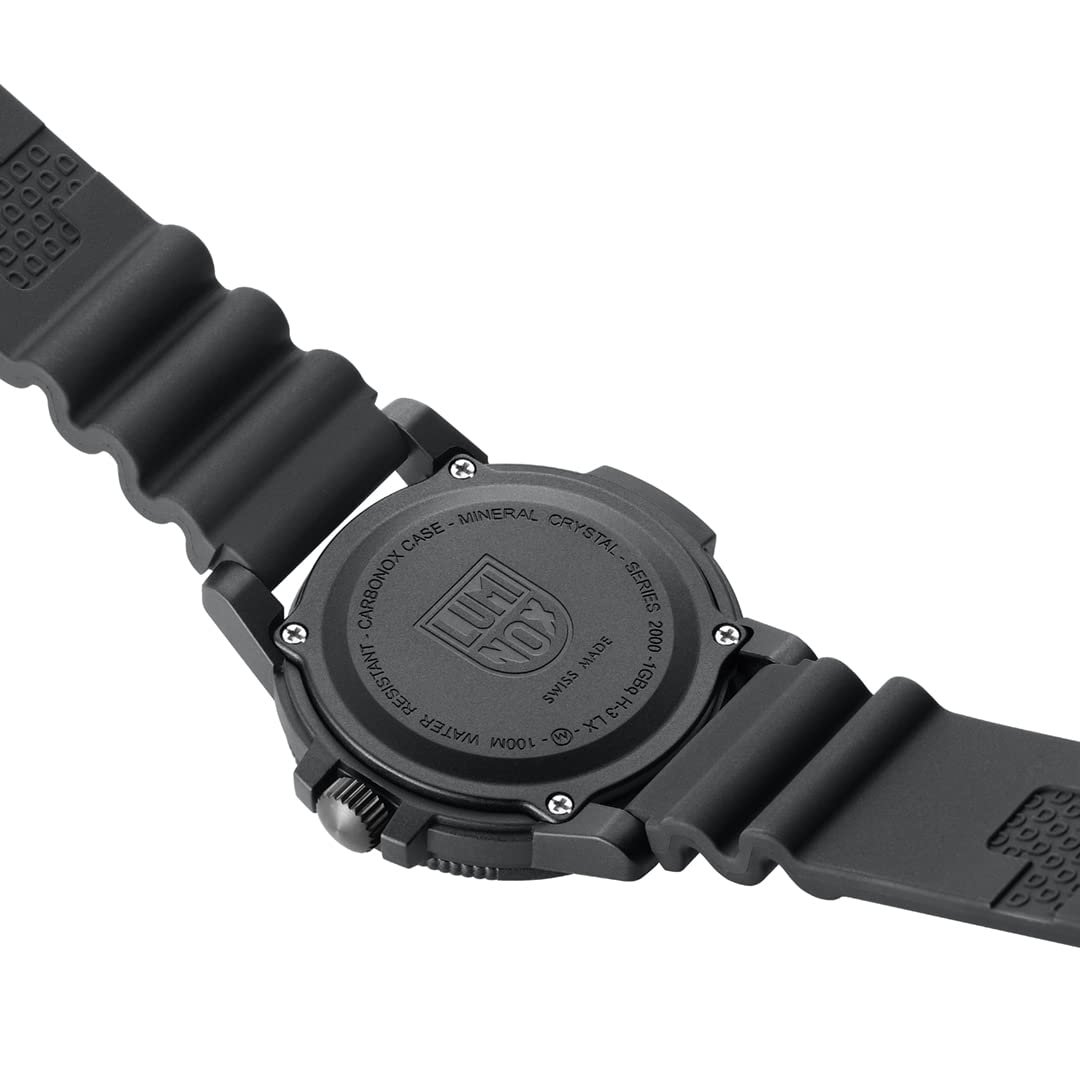 Luminox G Sea Bass Carbonox Men's Dive Watch 44mm - Swiss Made Automatic Diver Watch with Date Function, 100m Water Resistant - Perfect for Scuba Diving, Swimming & Outdoor Adventures