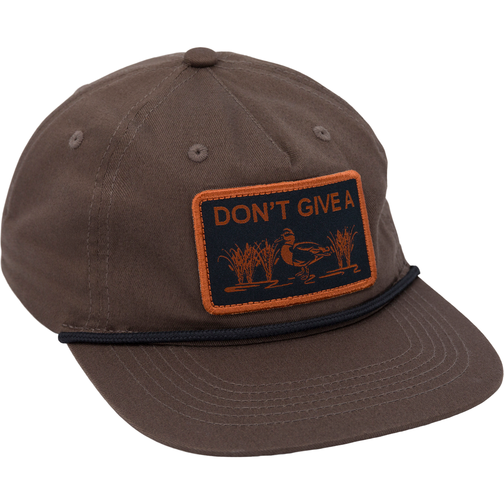 Don't Give A Duck Rope Cap - Funny Novelty Hat for Men & Women - Perfect for Parties, Costumes, and Gag Gifts