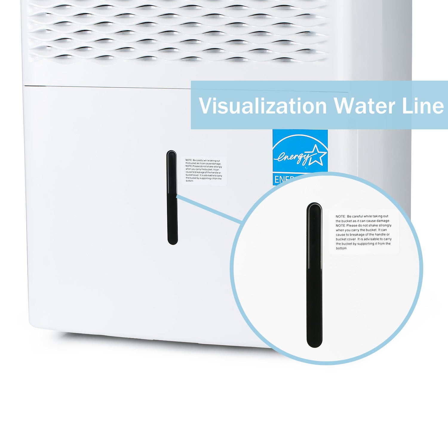 50 Pint Dehumidifier for Large Rooms - Energy Efficient 2012 DOE 70 Pint Standard - Ideal for Basements, Bedrooms & Home Moisture Control