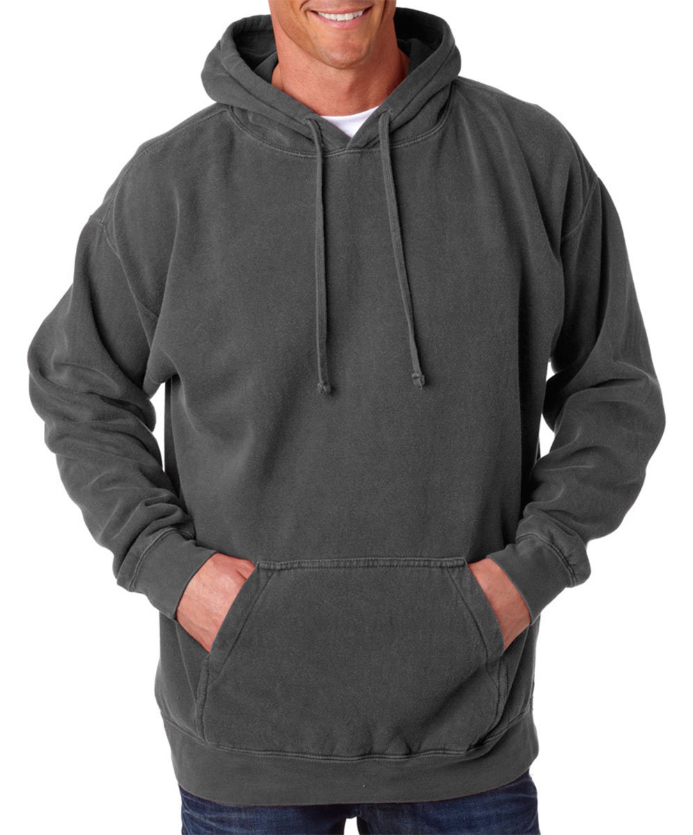 Comfort Colors 9.5 oz. Garment-Dyed Pullover Hoodie for Men & Women - Soft Vintage Style Cotton Sweatshirt - Perfect for Casual Wear, Lounge & Outdoor Activities